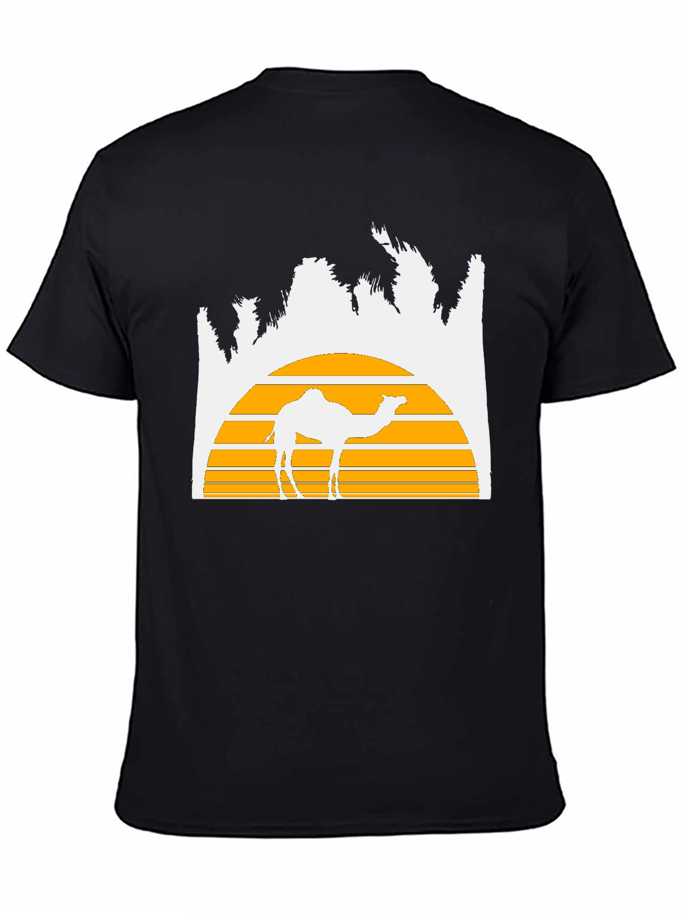 Desert Sunset Camel Graphic T-Shirt