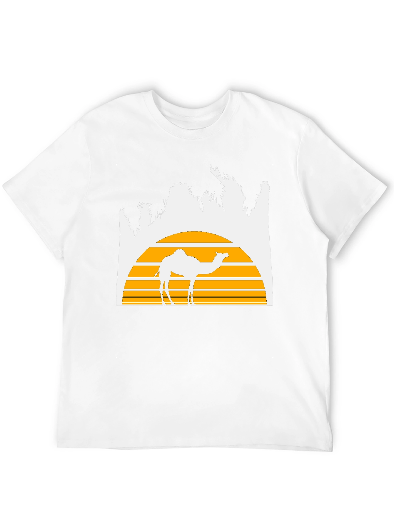 Desert Sunset Camel Graphic T-Shirt