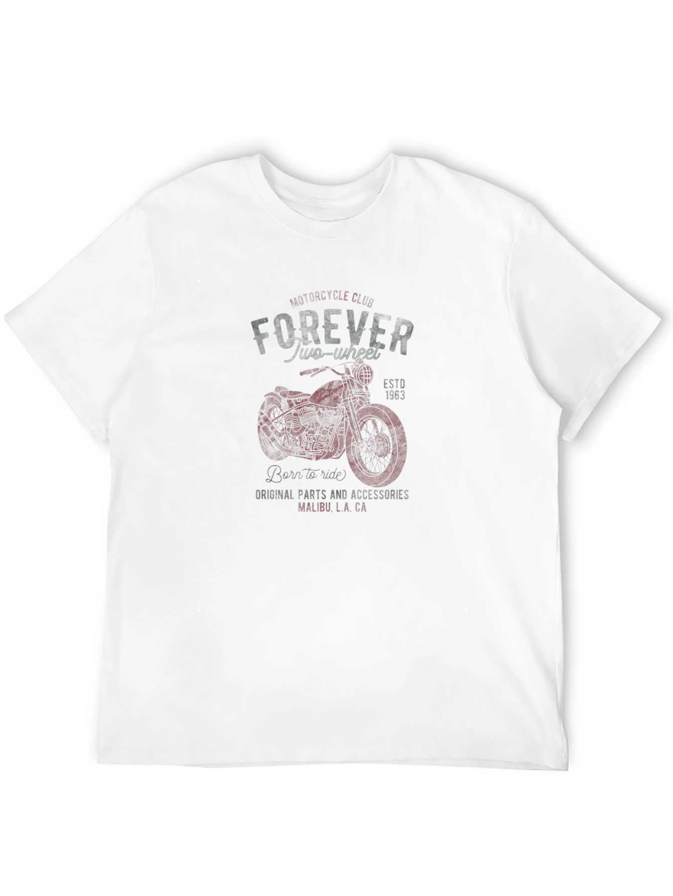 Forever Two-Wheel Motorcycle Club Graphic Tee