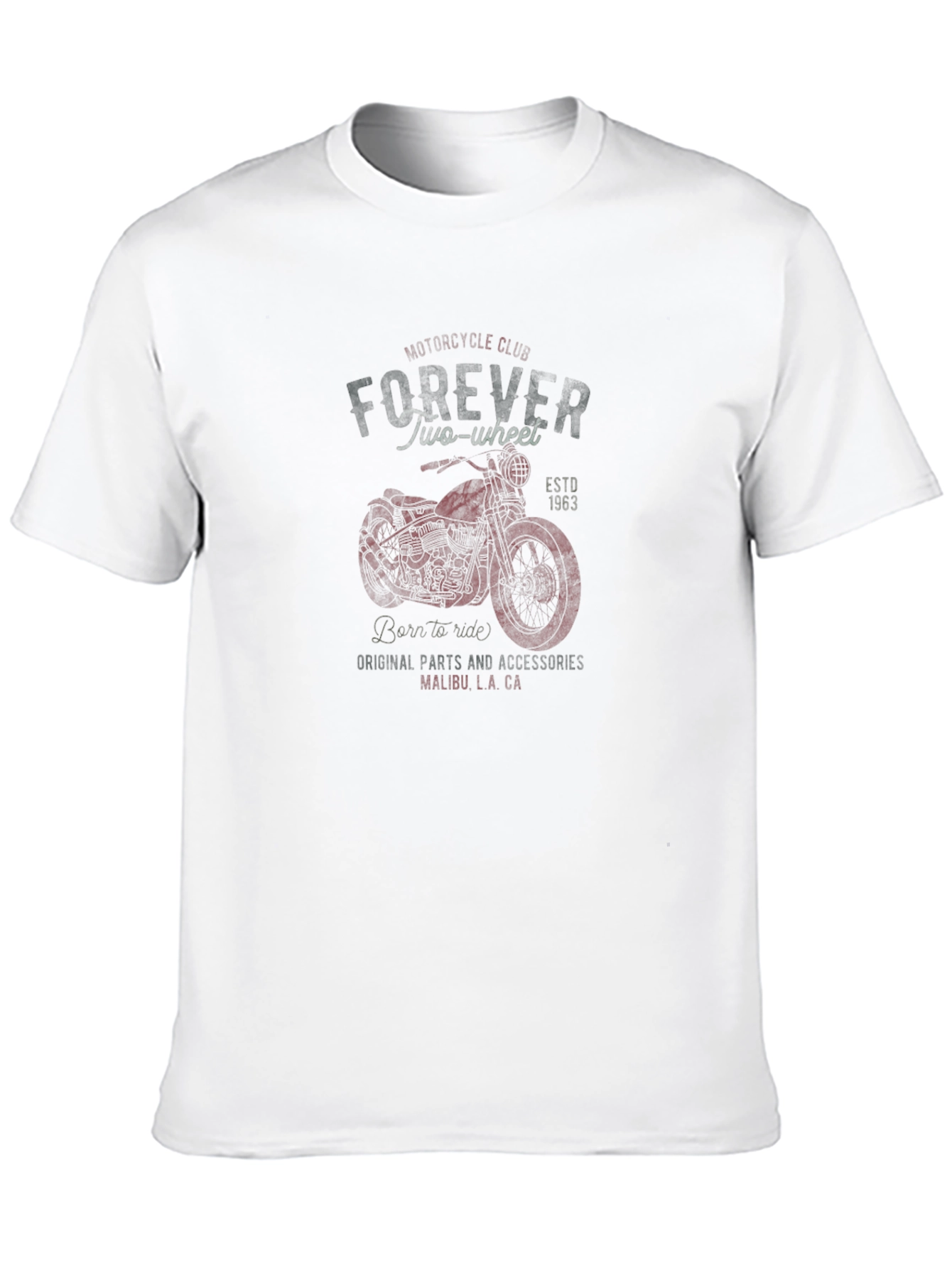 Forever Two-Wheel Motorcycle Club Graphic Tee
