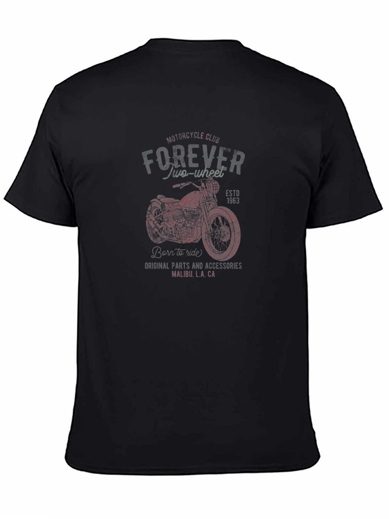 Forever Two-Wheel Motorcycle Club Graphic Tee
