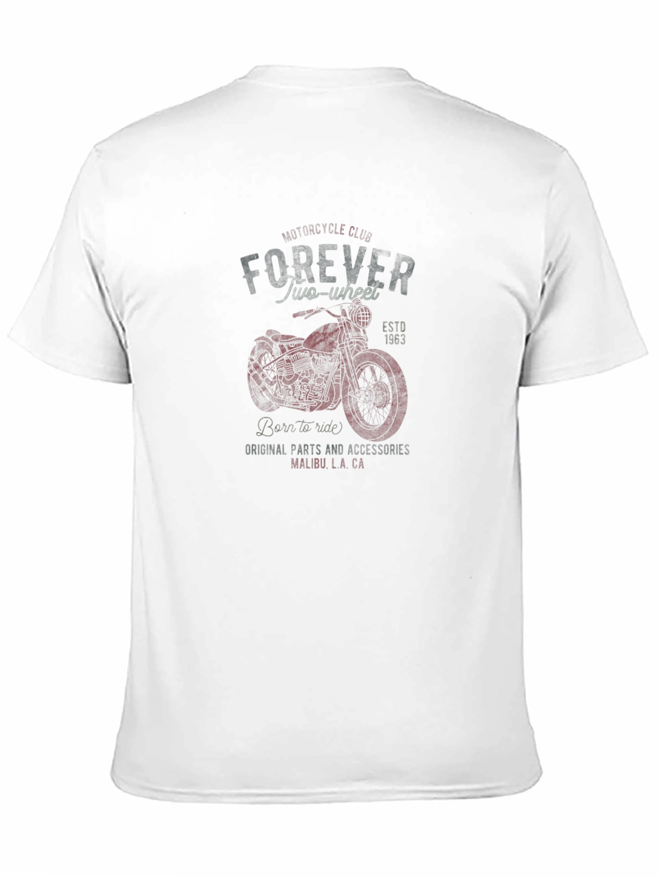 Forever Two-Wheel Motorcycle Club Graphic Tee