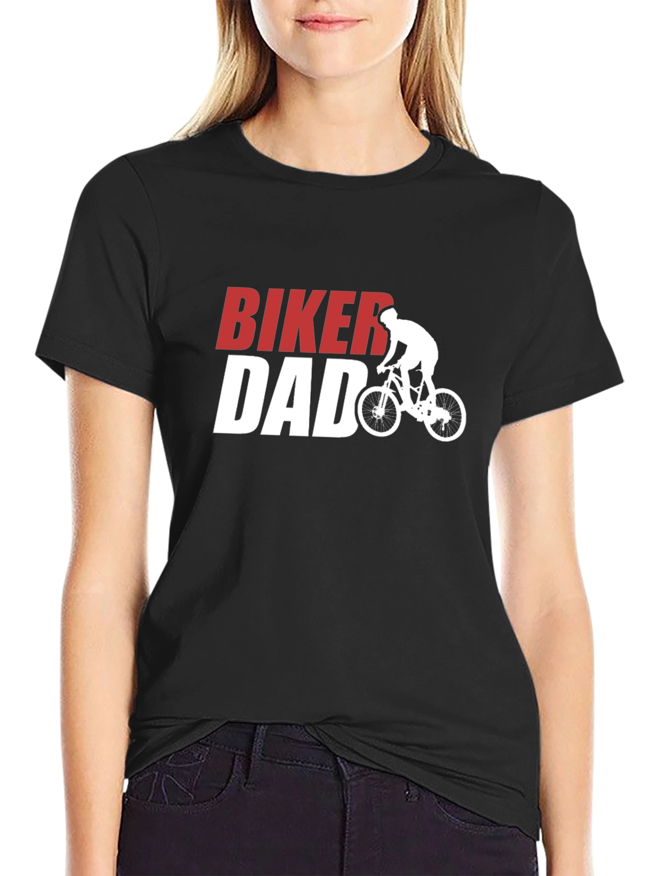 Biker Dad T-Shirt - Cycling Lover Fathers Day Gift