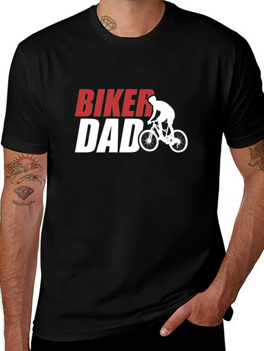 Biker Dad T-Shirt - Cycling Lover Fathers Day Gift