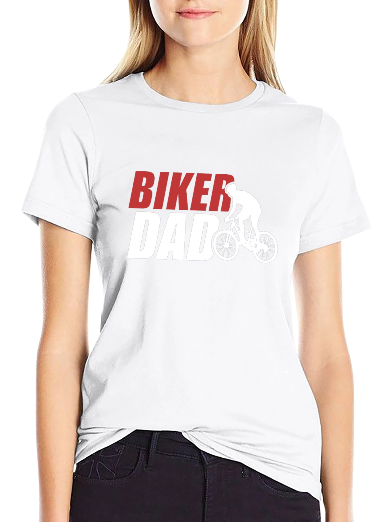 Biker Dad T-Shirt - Cycling Lover Fathers Day Gift