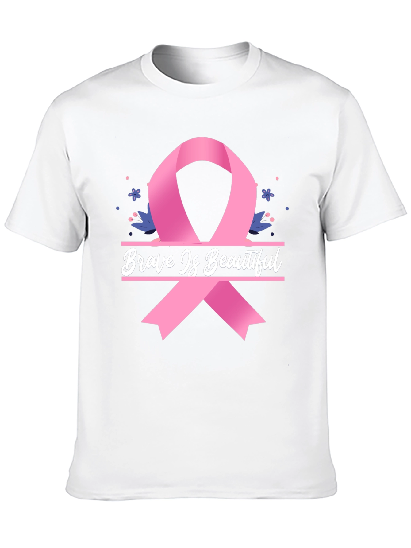 Brave is Beautiful Breast Cancer Awareness Tee