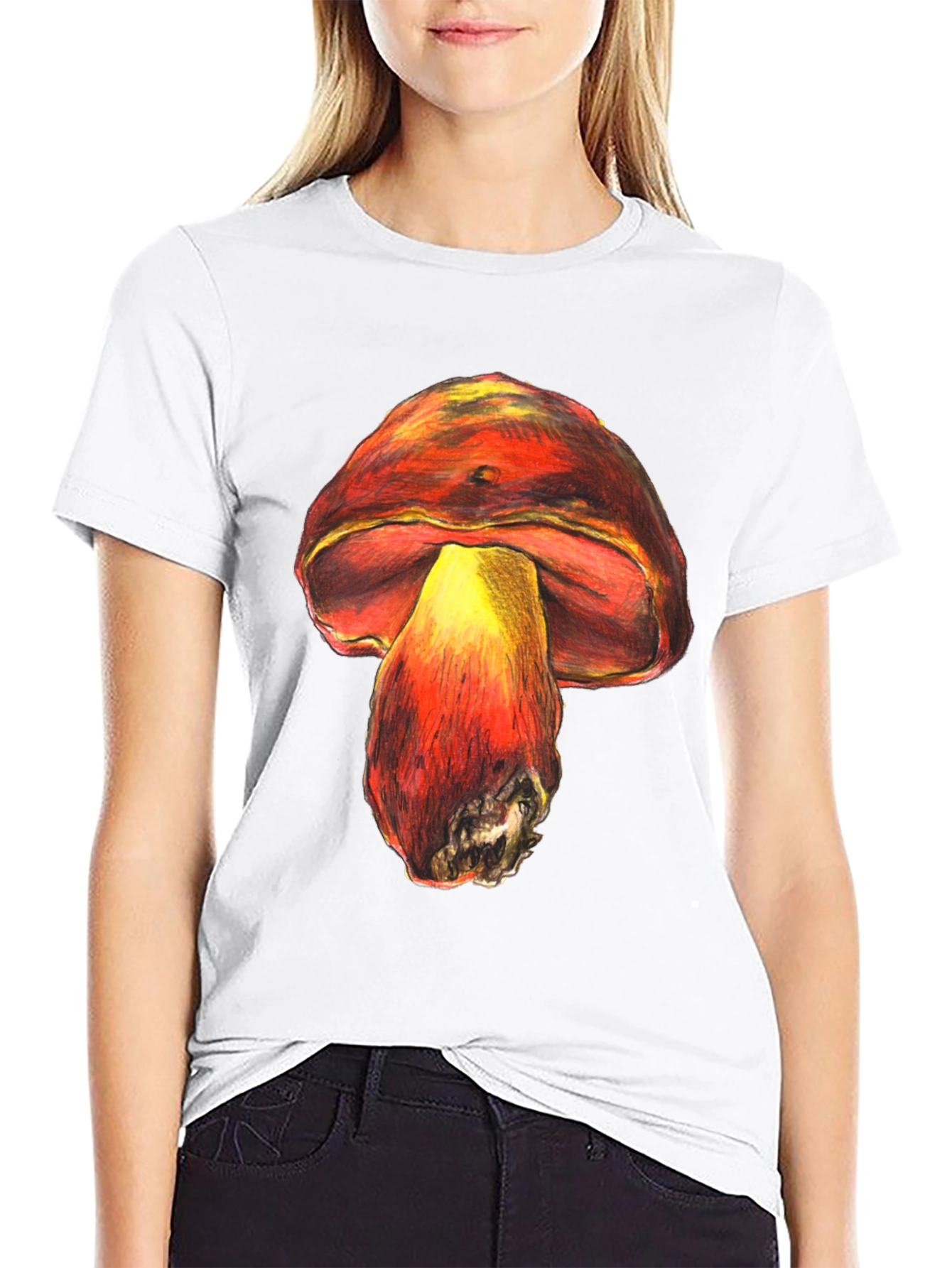 Mushroom Graphic Tee - Unique Unisex Design