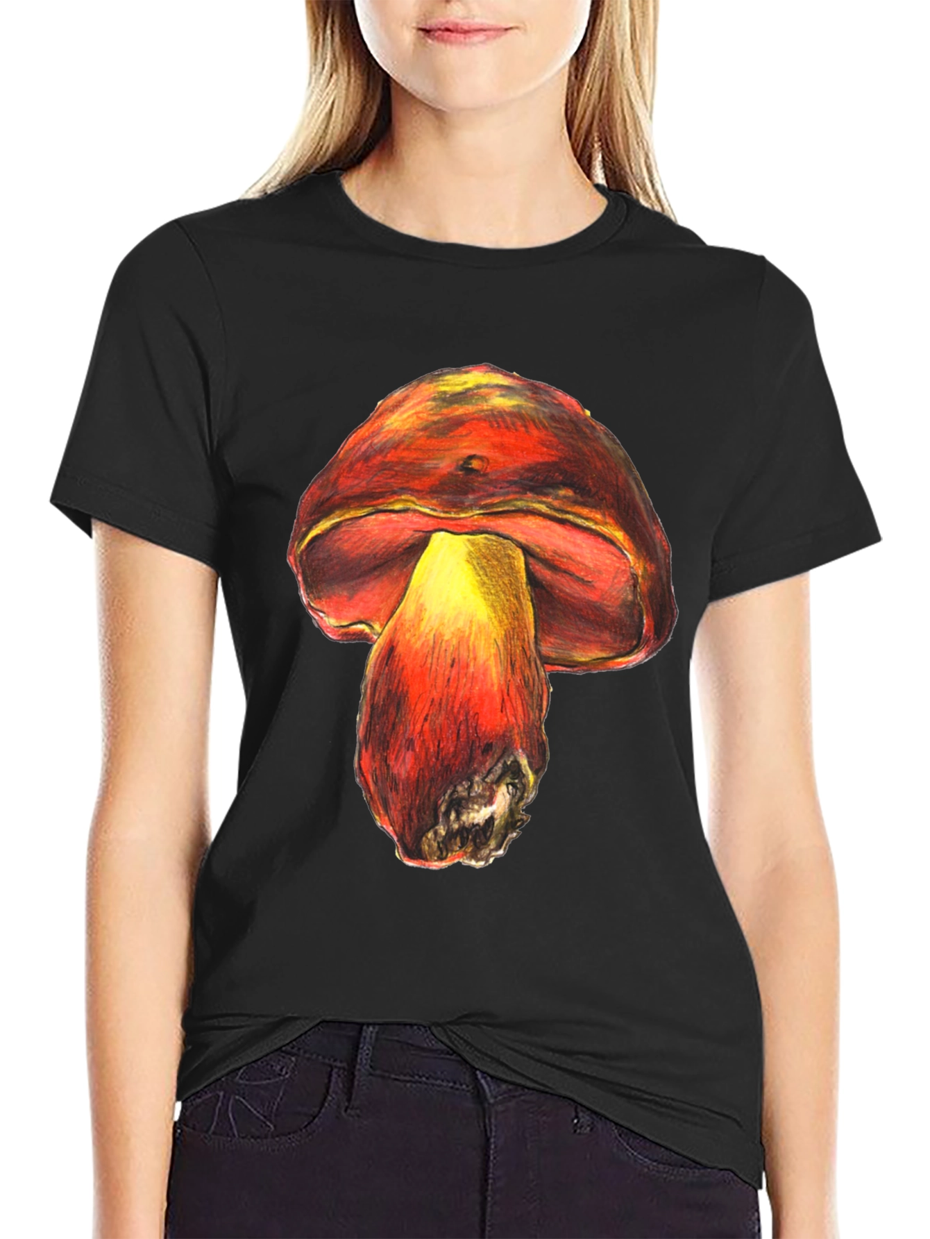 Mushroom Graphic Tee - Unique Unisex Design