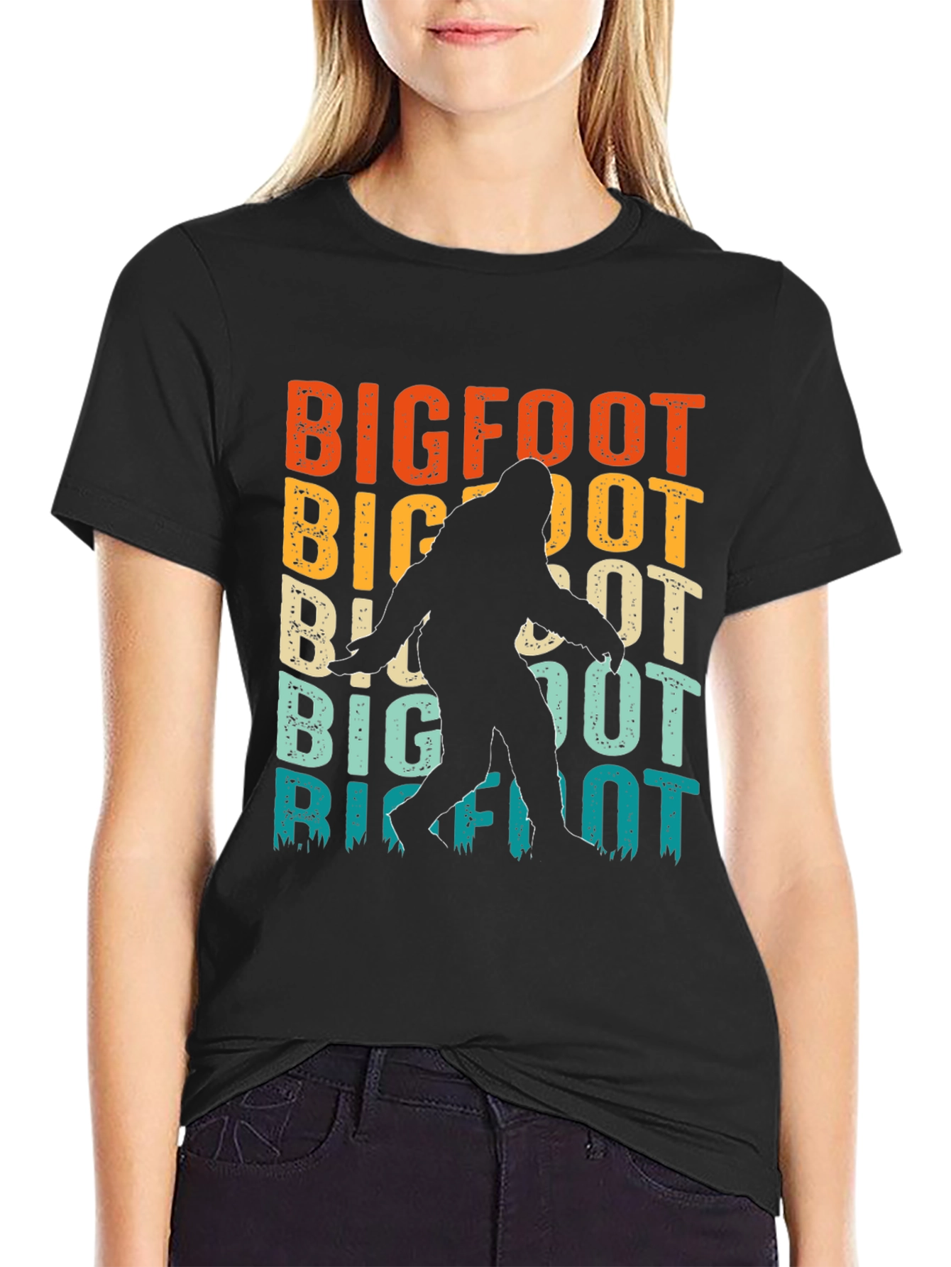 Retro Bigfoot Graphic T-Shirt