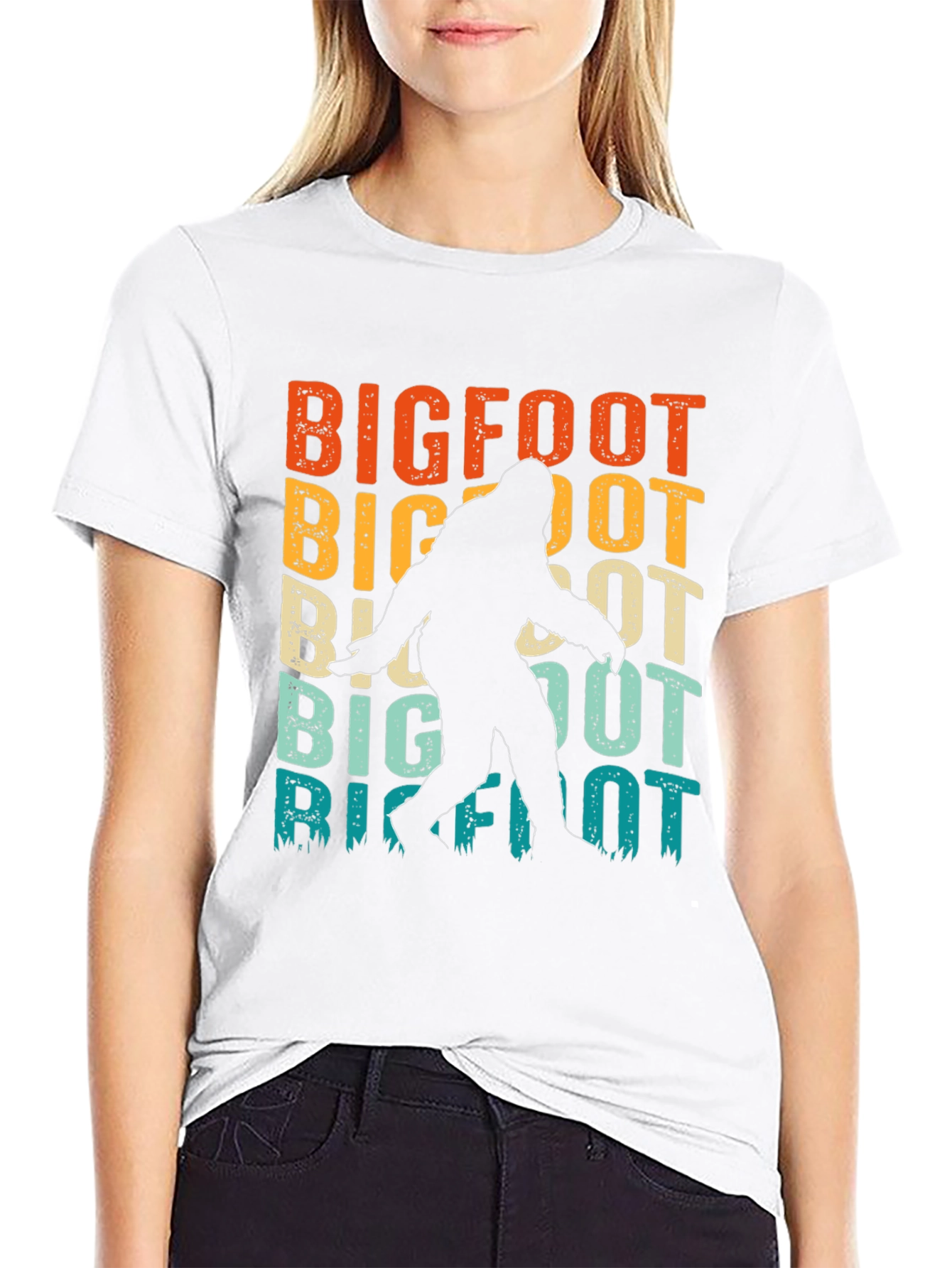 Retro Bigfoot Graphic T-Shirt