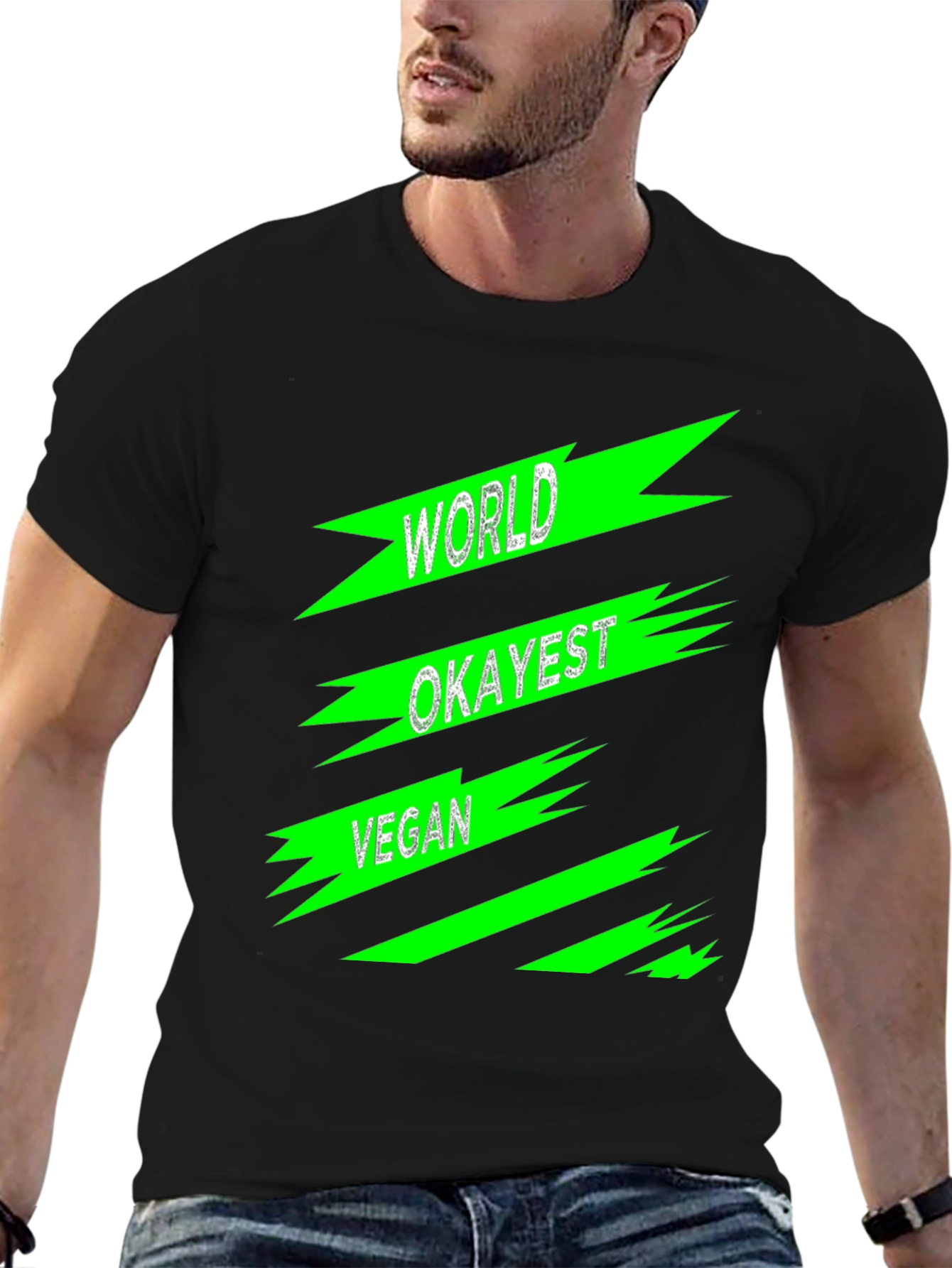 World Okayest Vegan Graphic T-Shirt