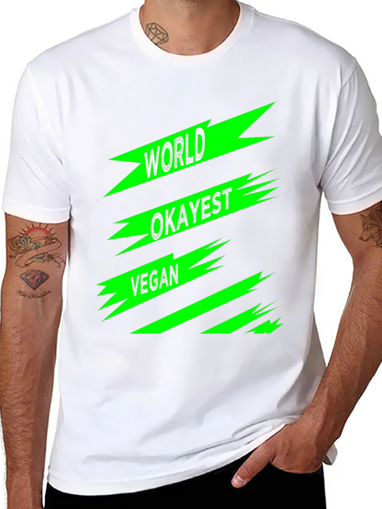 World Okayest Vegan Graphic T-Shirt