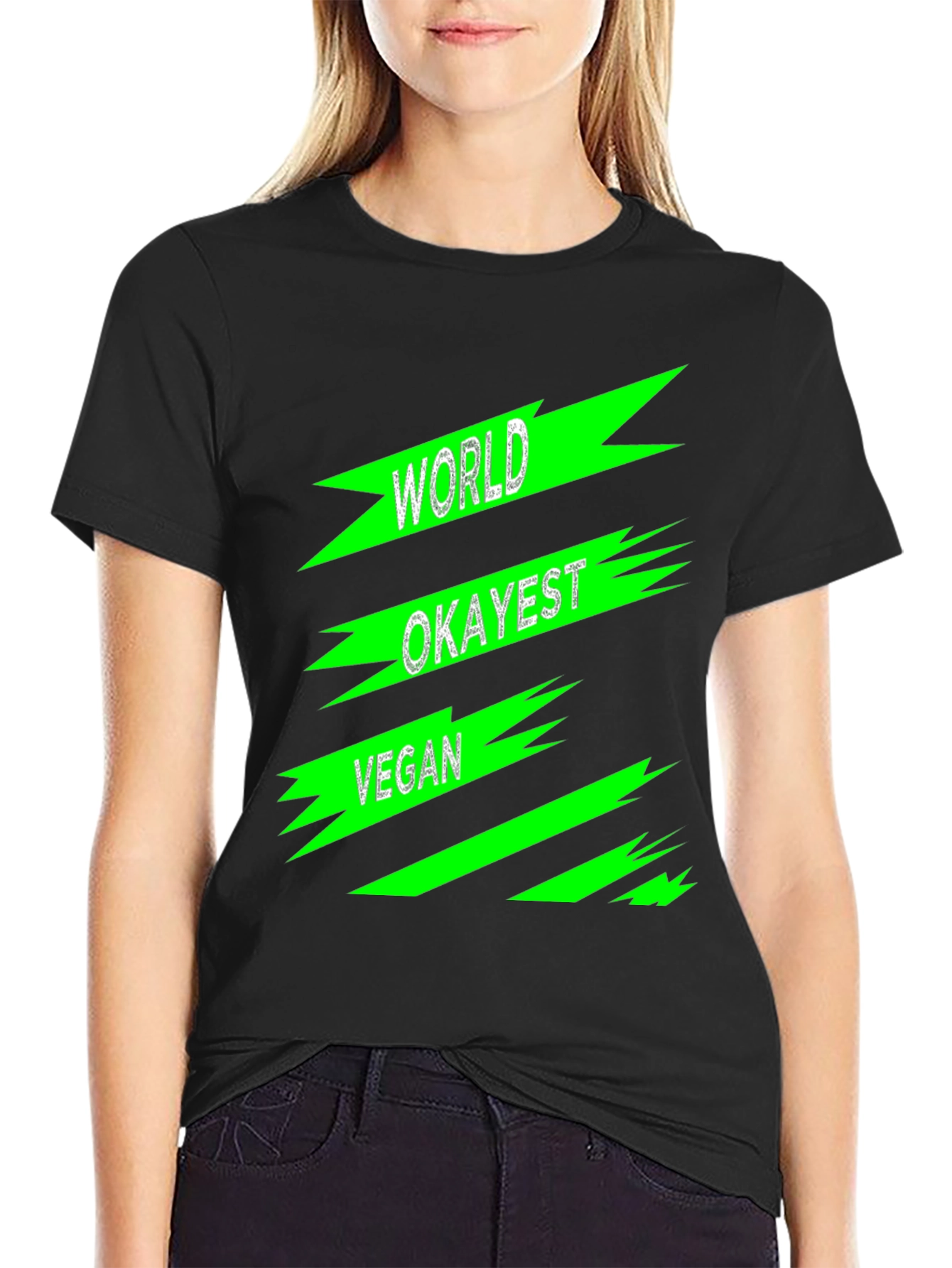 World Okayest Vegan Graphic T-Shirt