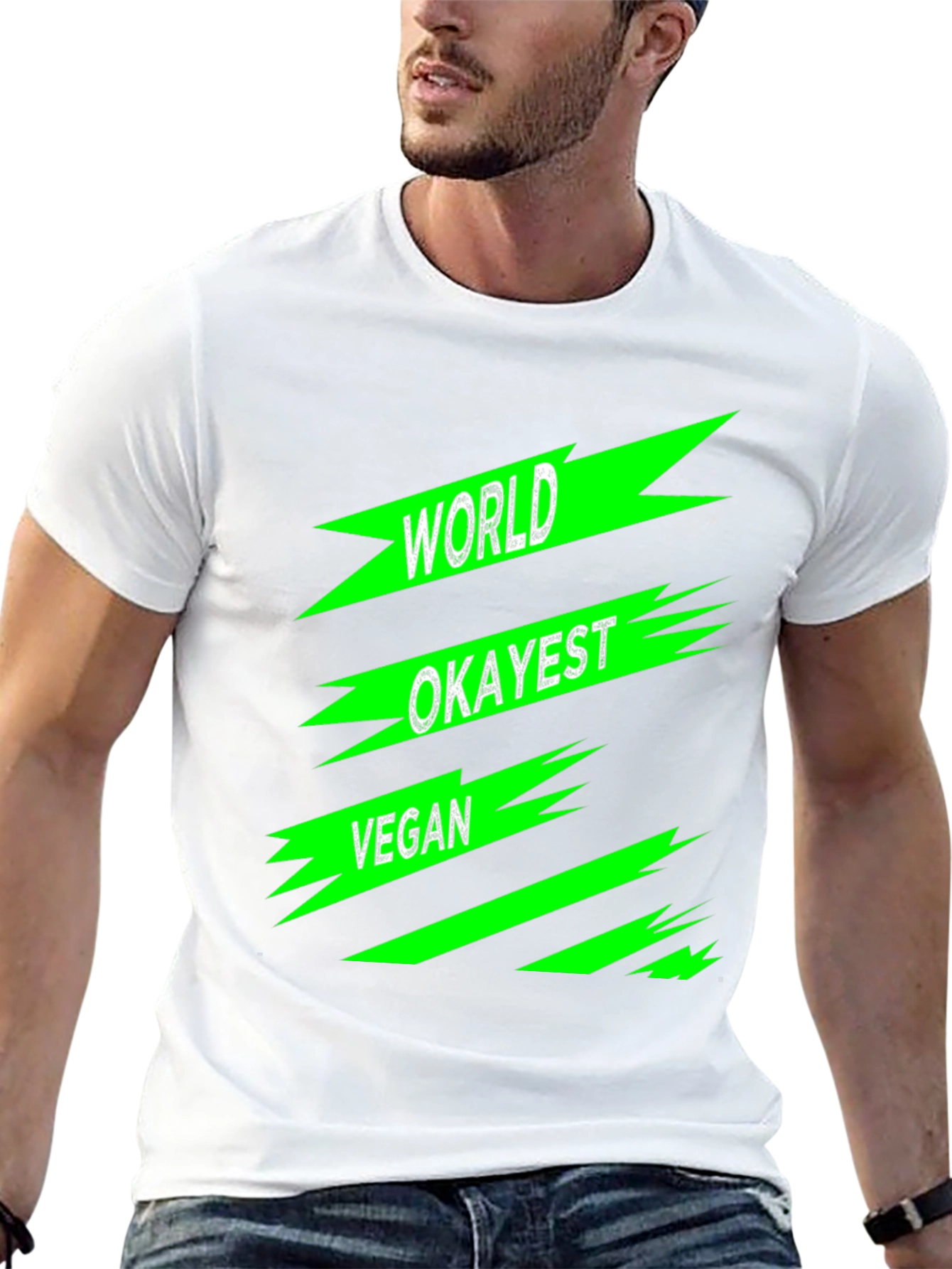World Okayest Vegan Graphic T-Shirt