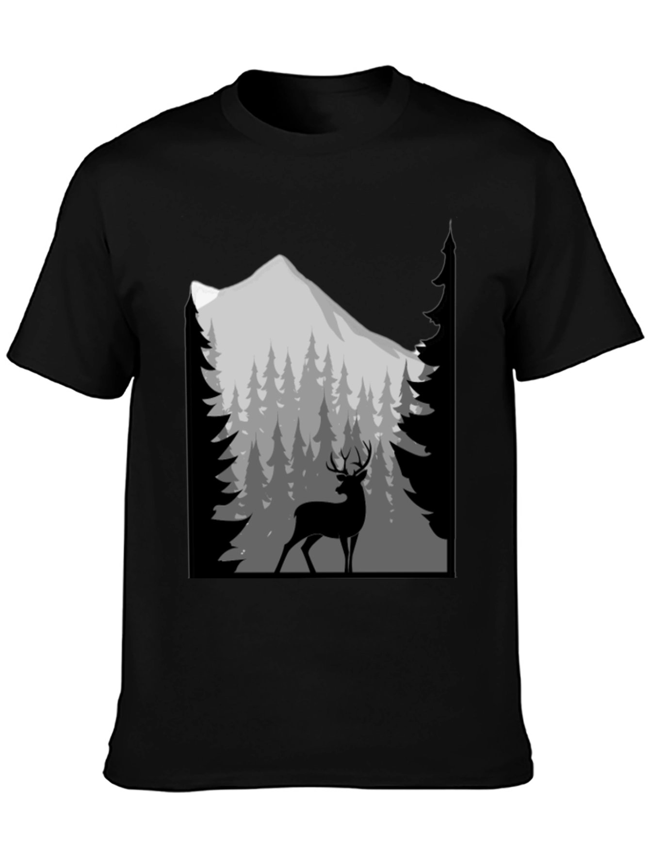 Deer Mountain Graphic T-Shirt