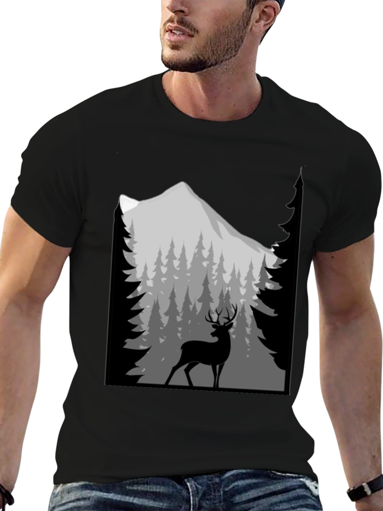 Deer Mountain Graphic T-Shirt