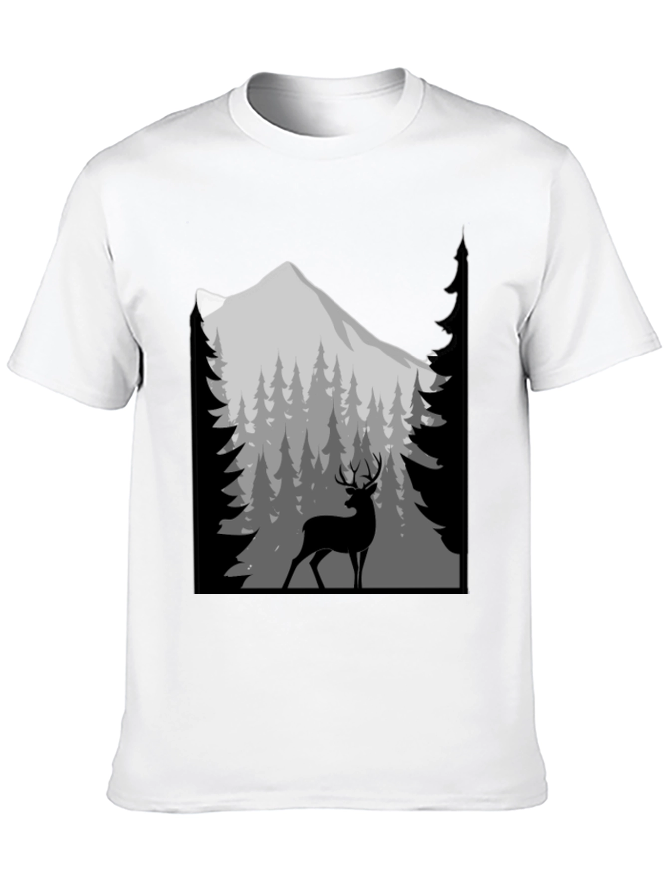 Deer Mountain Graphic T-Shirt