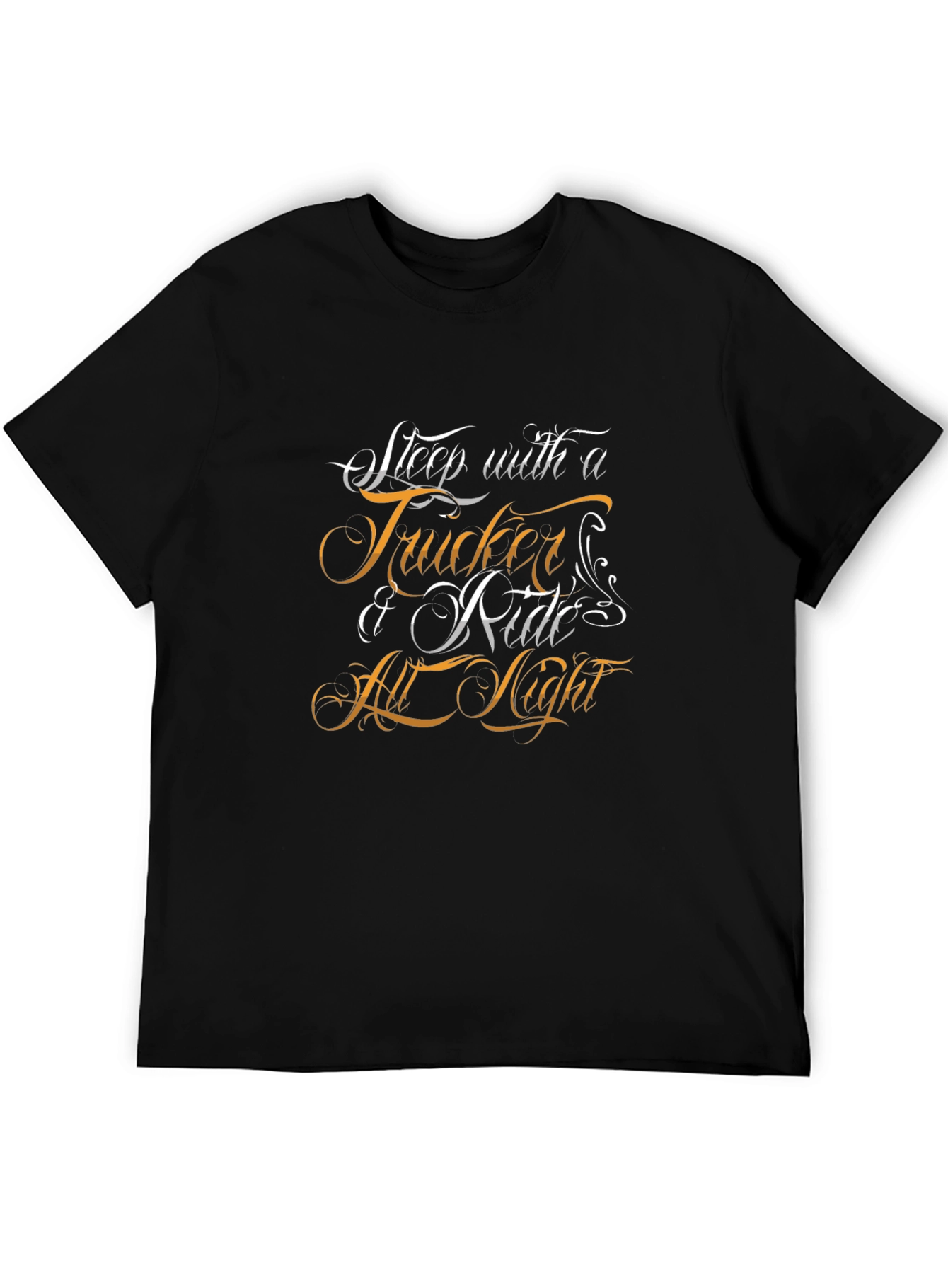 Sleep with a Trucker Graphic T-Shirt