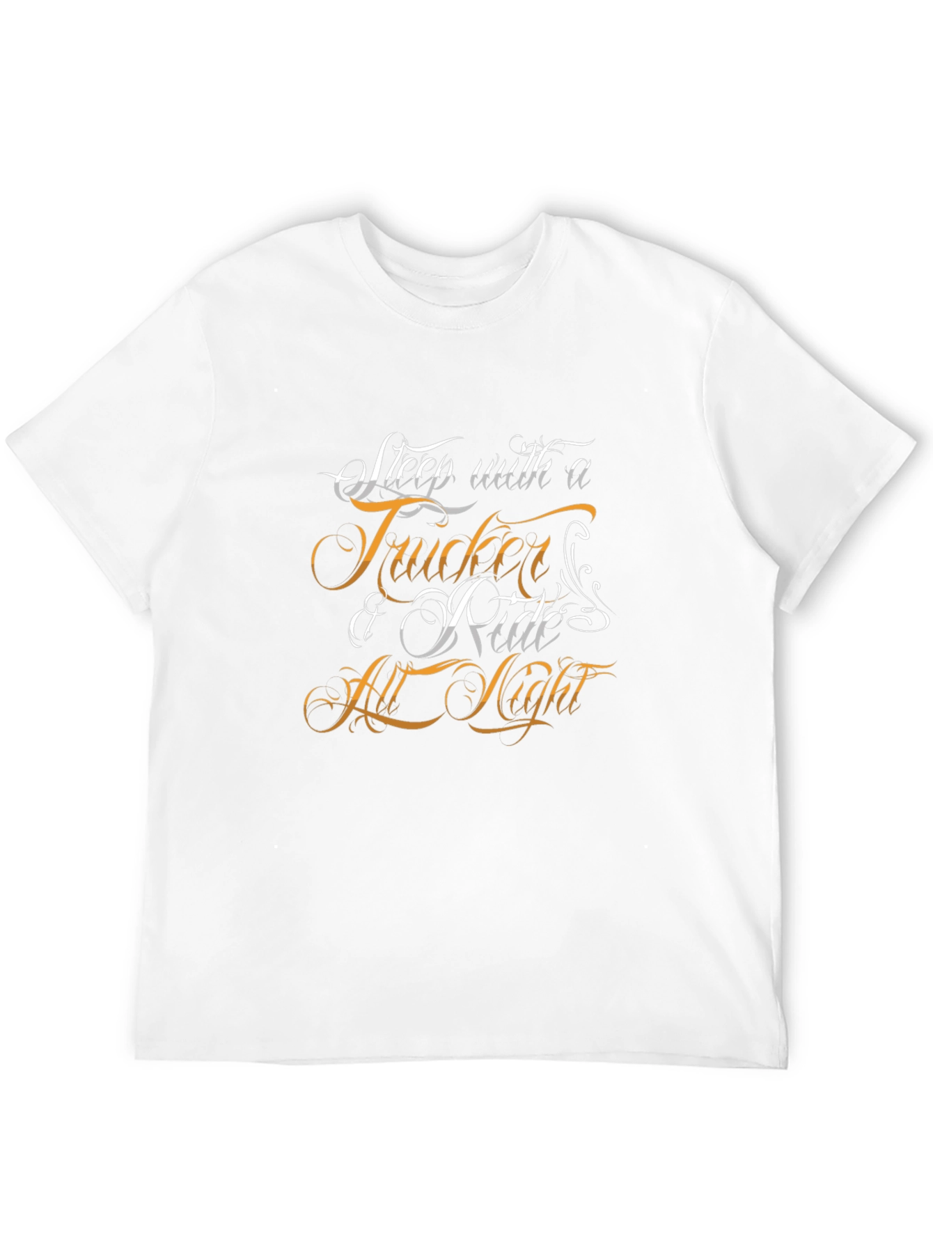 Sleep with a Trucker Graphic T-Shirt