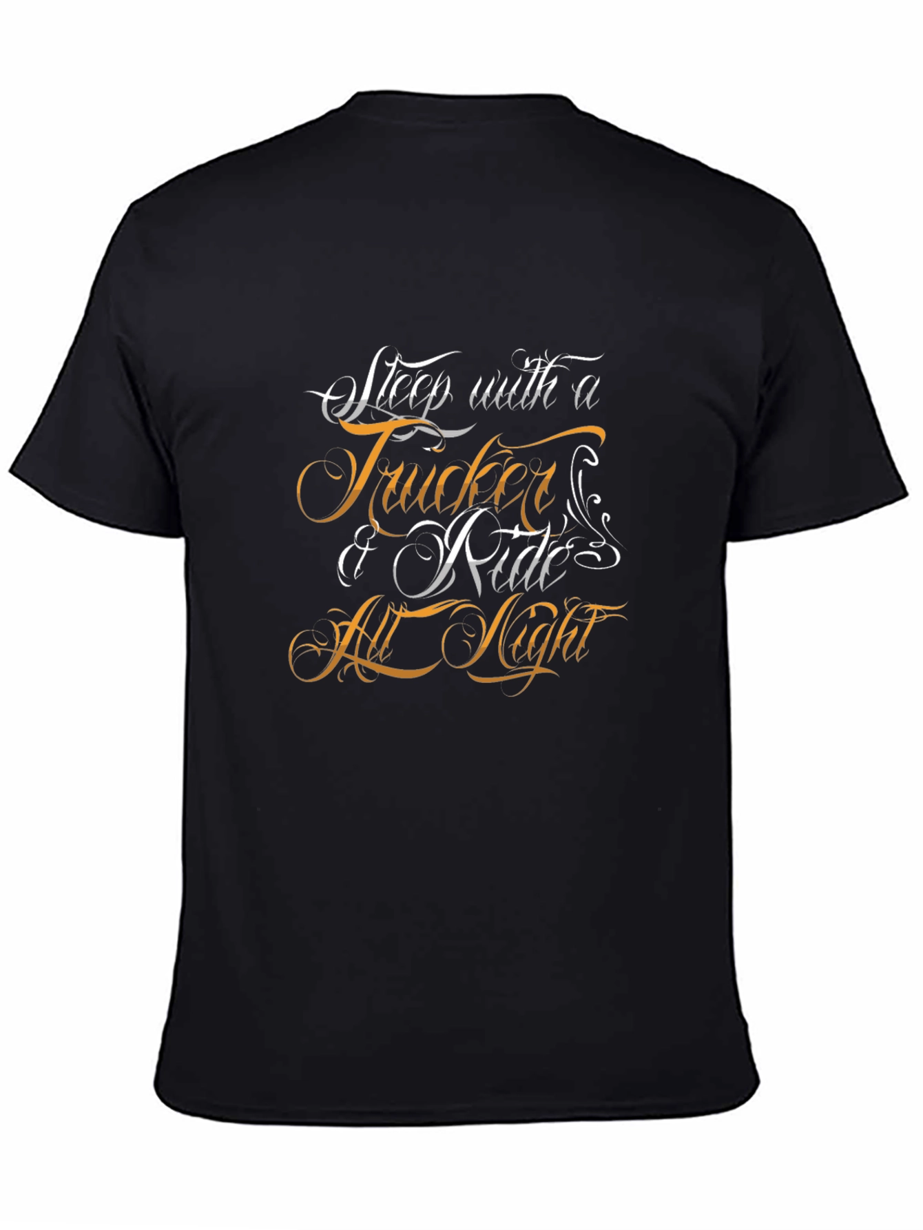 Sleep with a Trucker Graphic T-Shirt