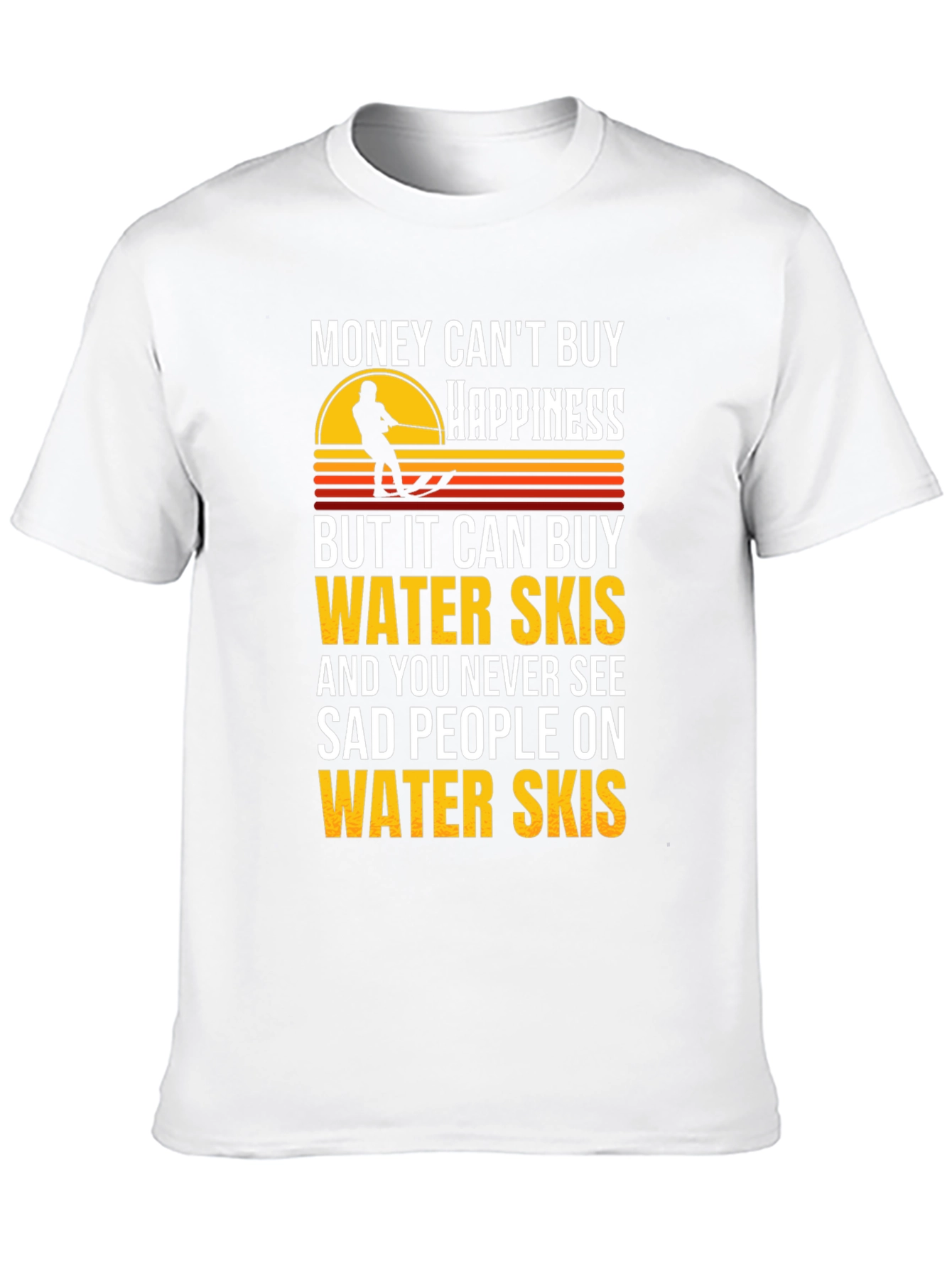 Water Skis Happiness Graphic T-Shirt