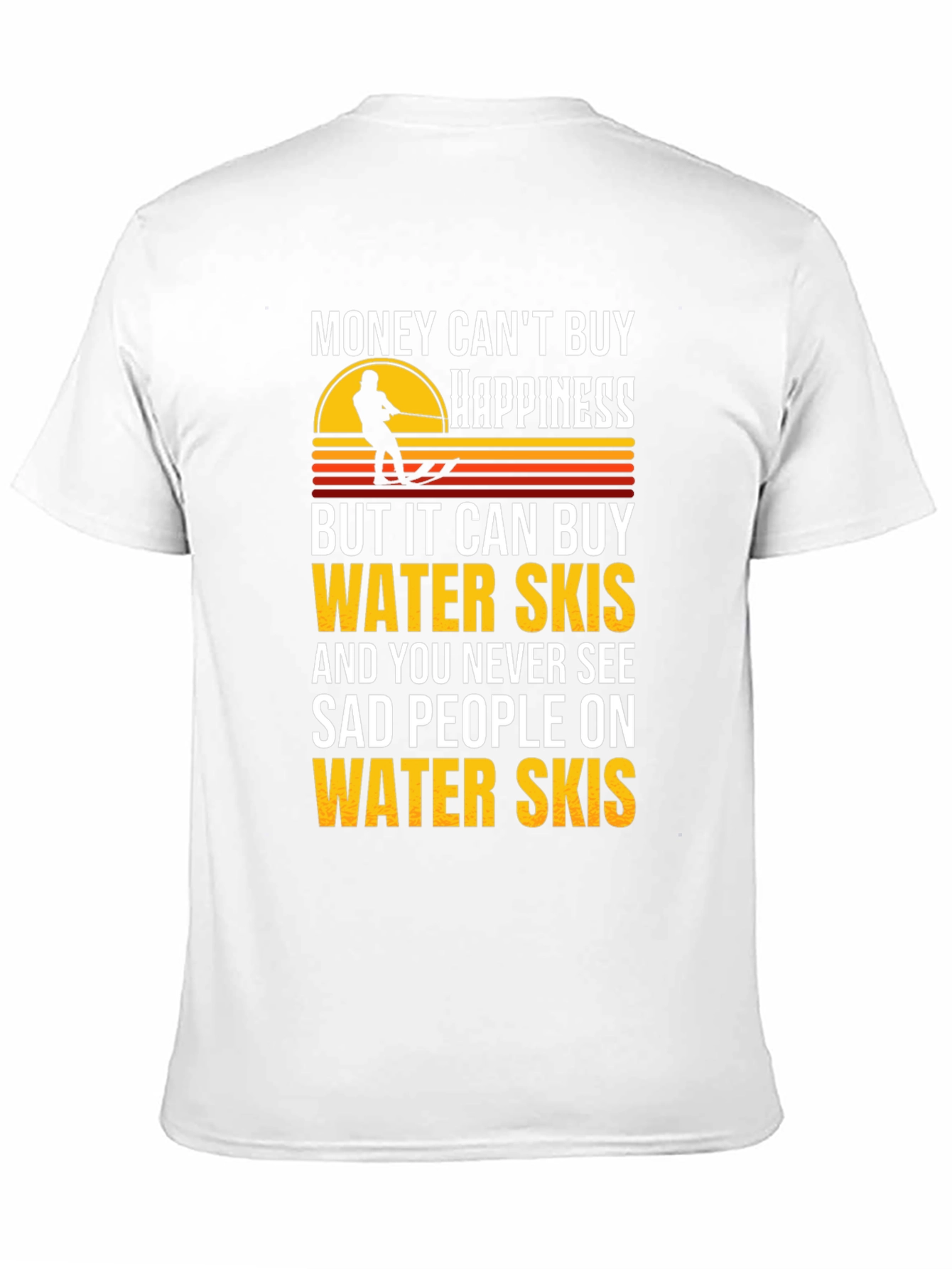 Water Skis Happiness Graphic T-Shirt