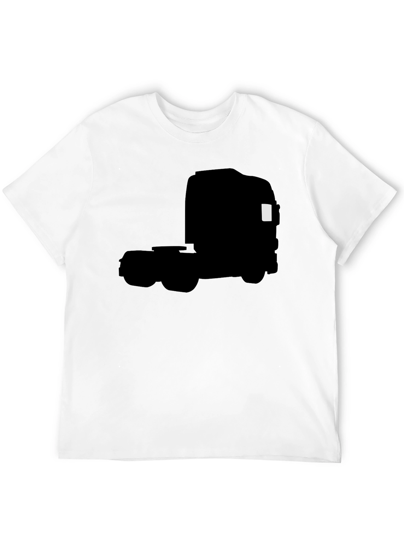 Truck Silhouette Graphic Tee - Black