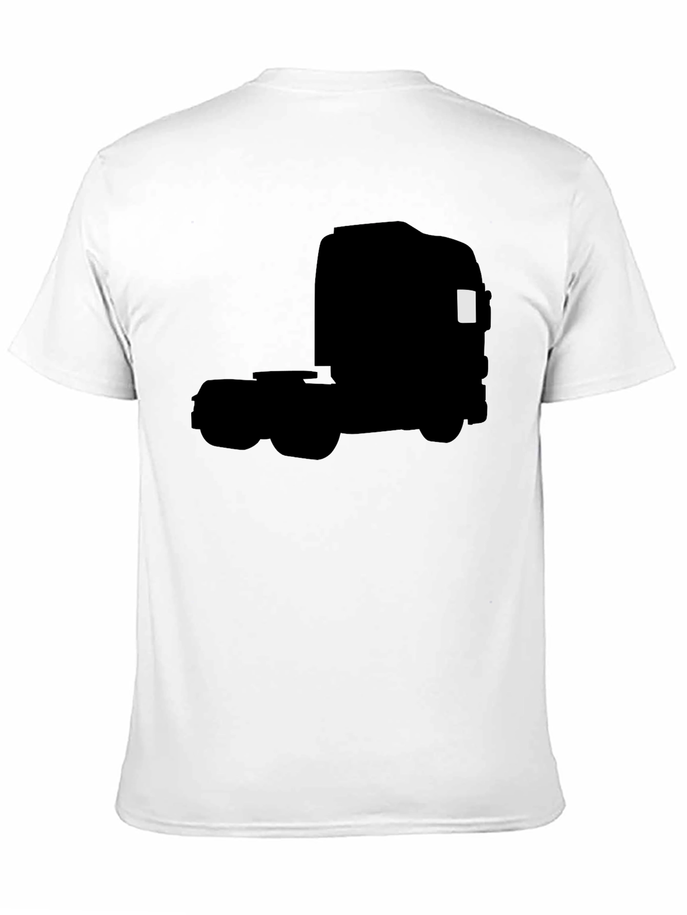 Truck Silhouette Graphic Tee - Black