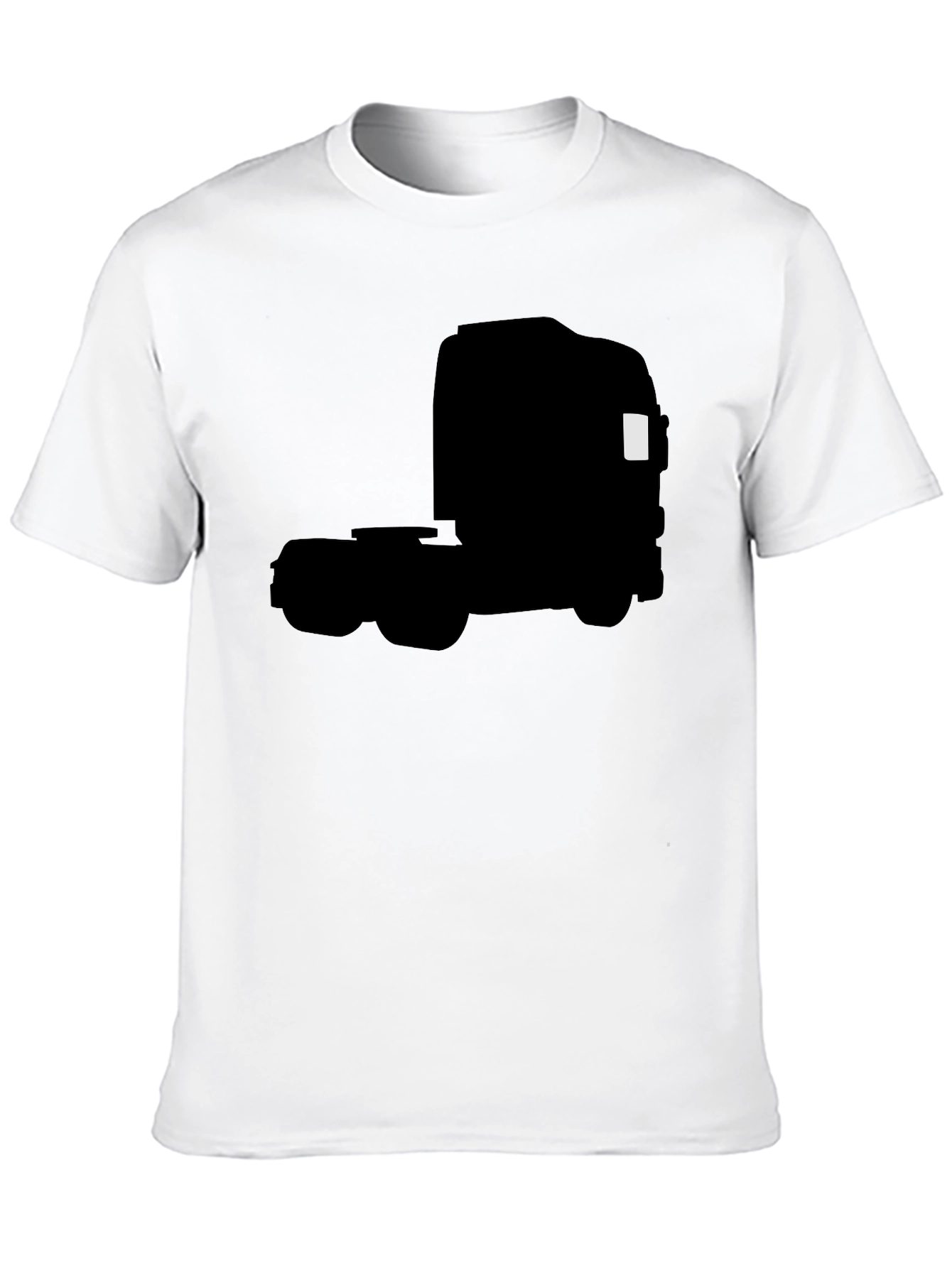 Truck Silhouette Graphic Tee - Black