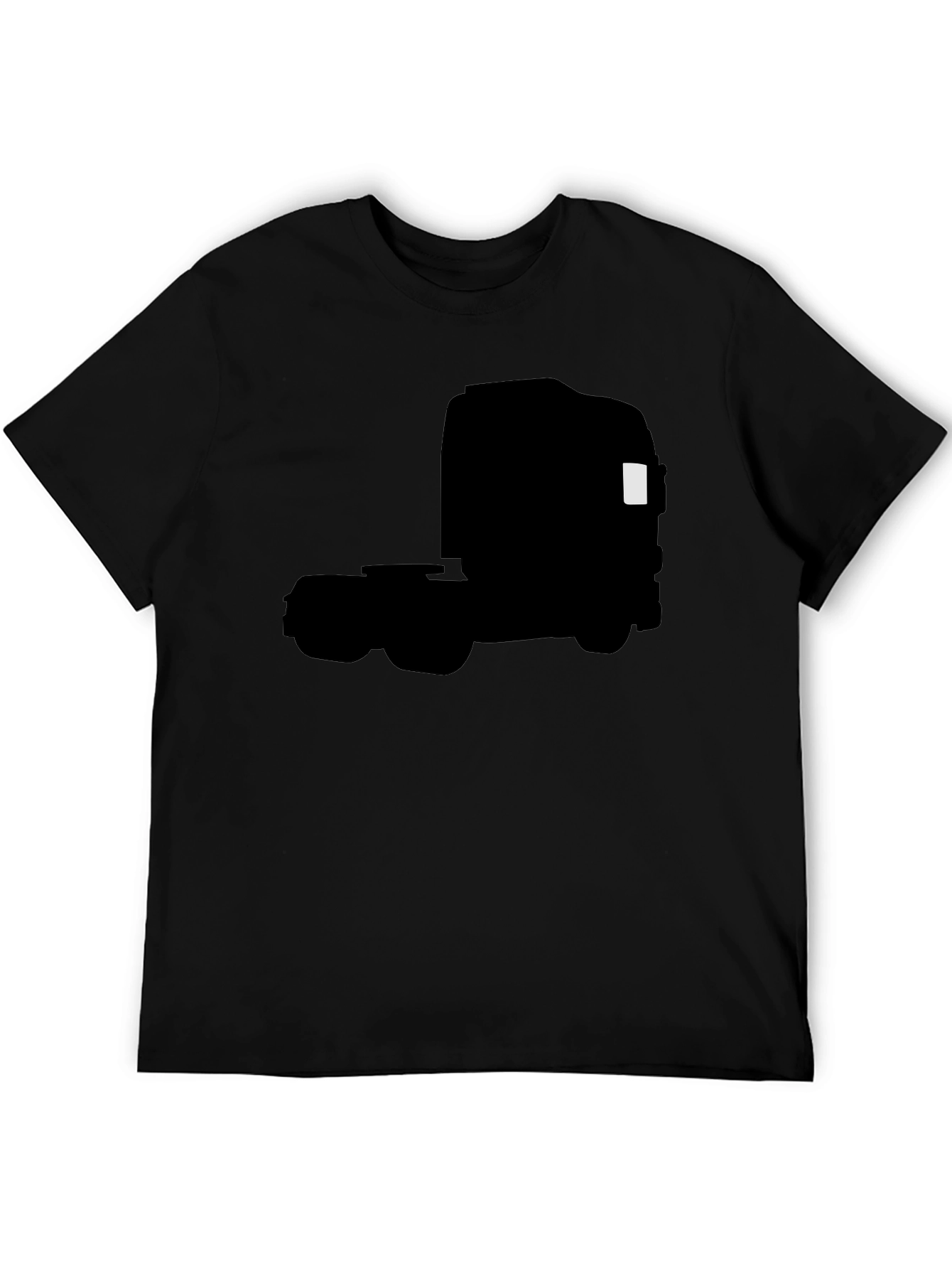 Truck Silhouette Graphic Tee - Black