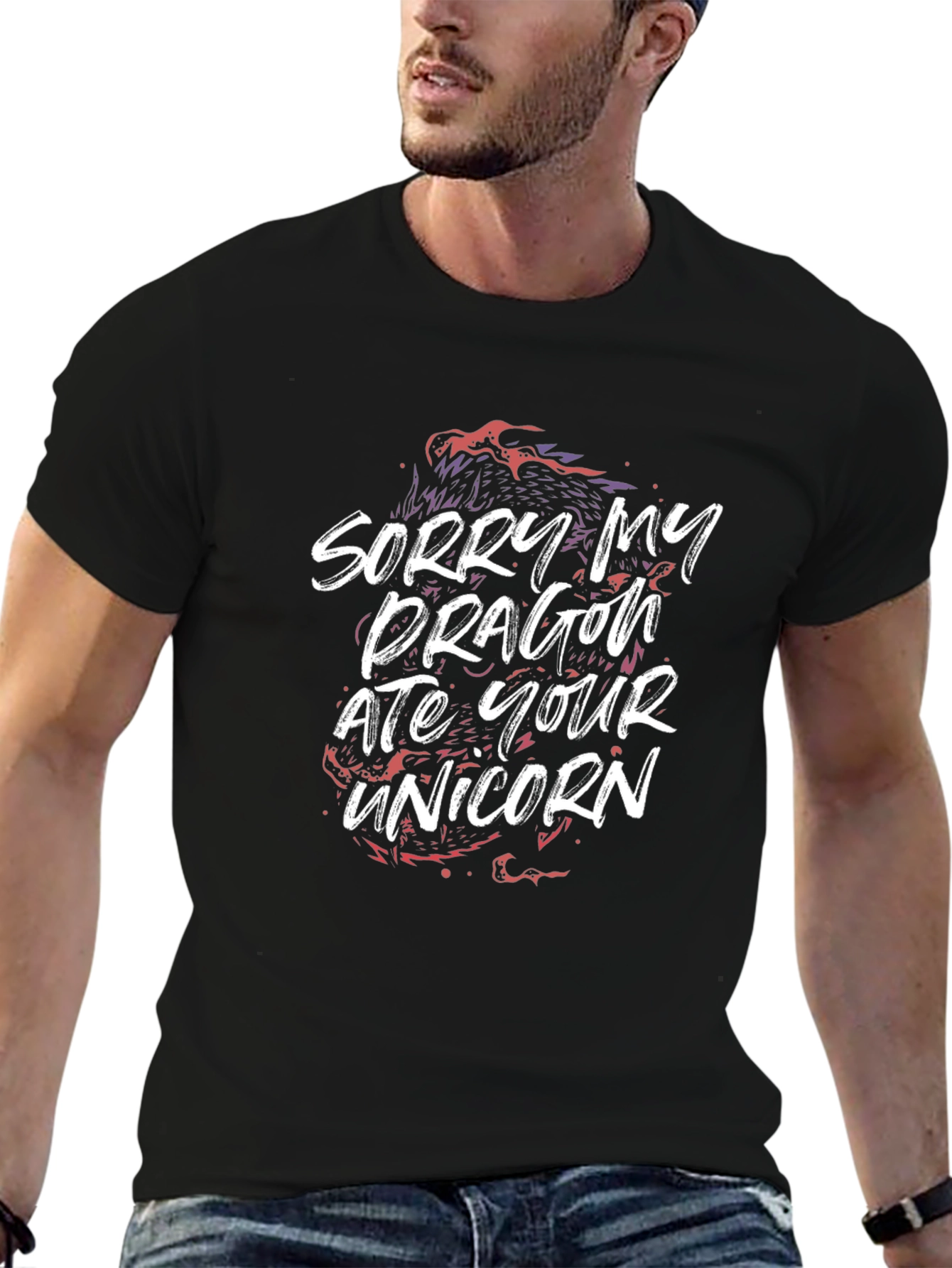 Dragon Ate Unicorn Graphic Tee