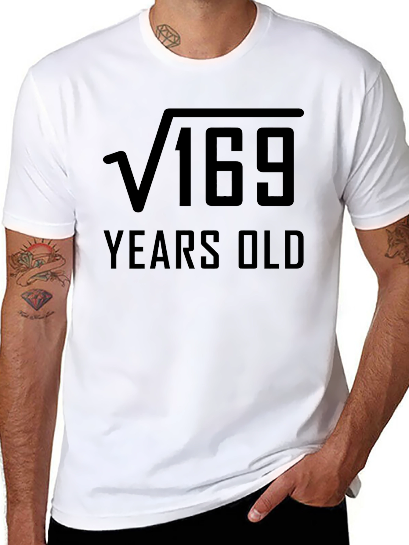 Funny 13th Birthday T-Shirt - Square Root of 169
