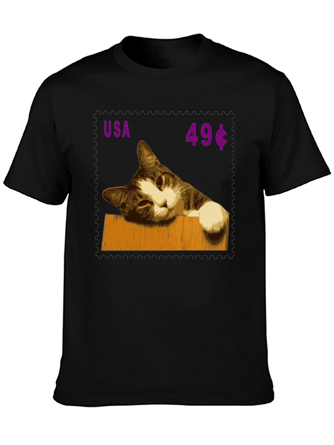 Cool Cat USA 49¢ Stamp T-Shirt