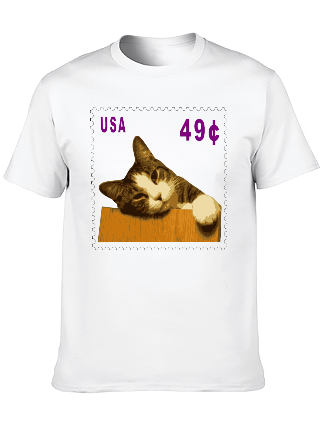 Cool Cat USA 49¢ Stamp T-Shirt