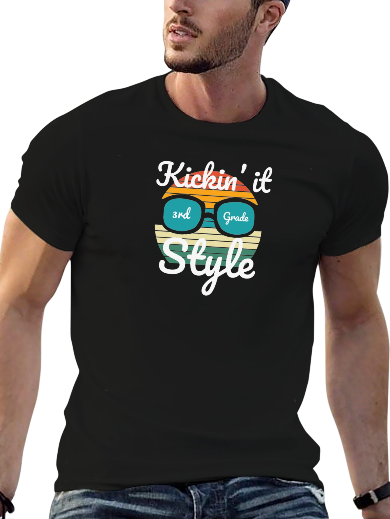 Kicking It 3rd Grade Style Graphic Tee