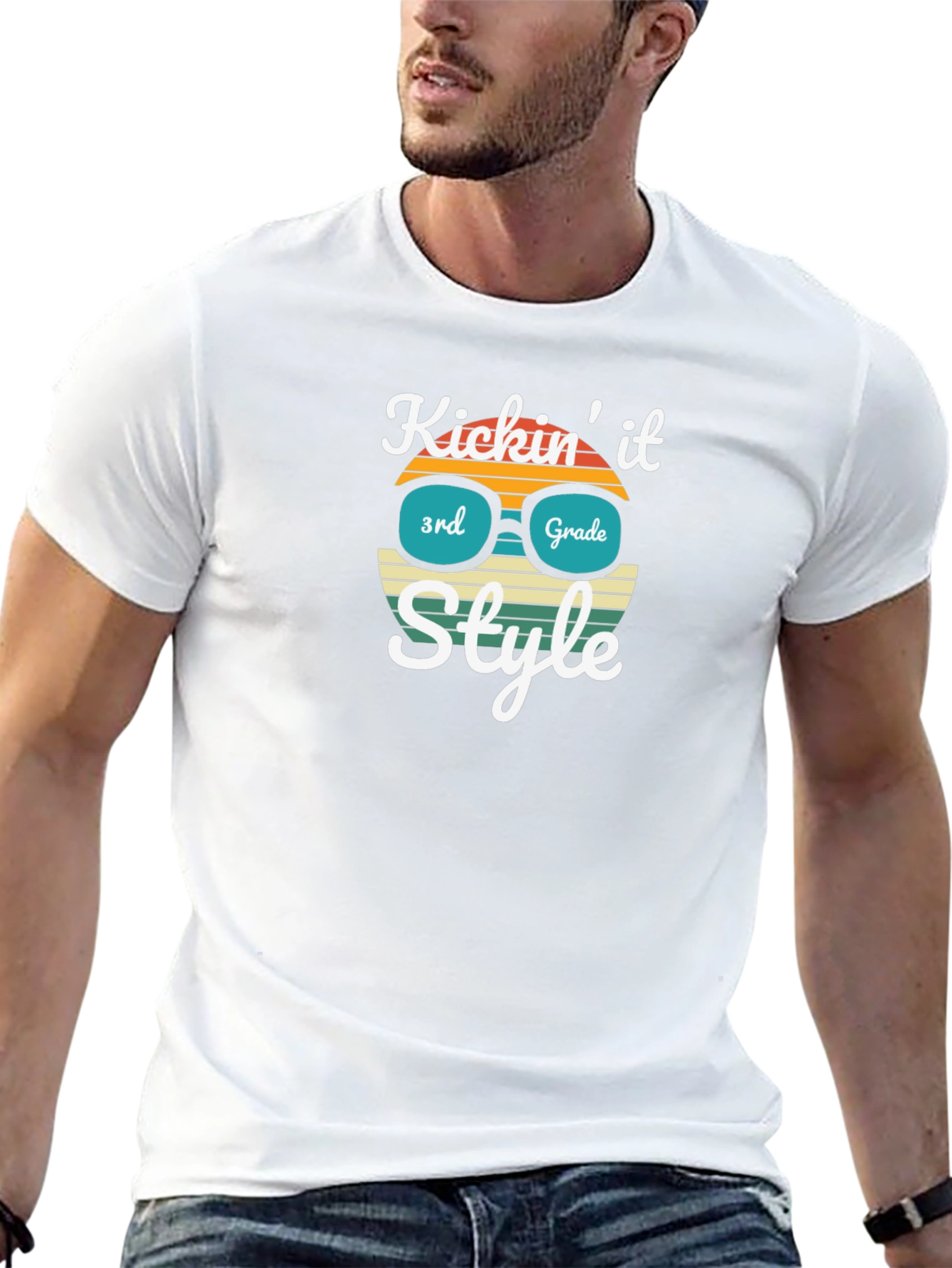 Kicking It 3rd Grade Style Graphic Tee