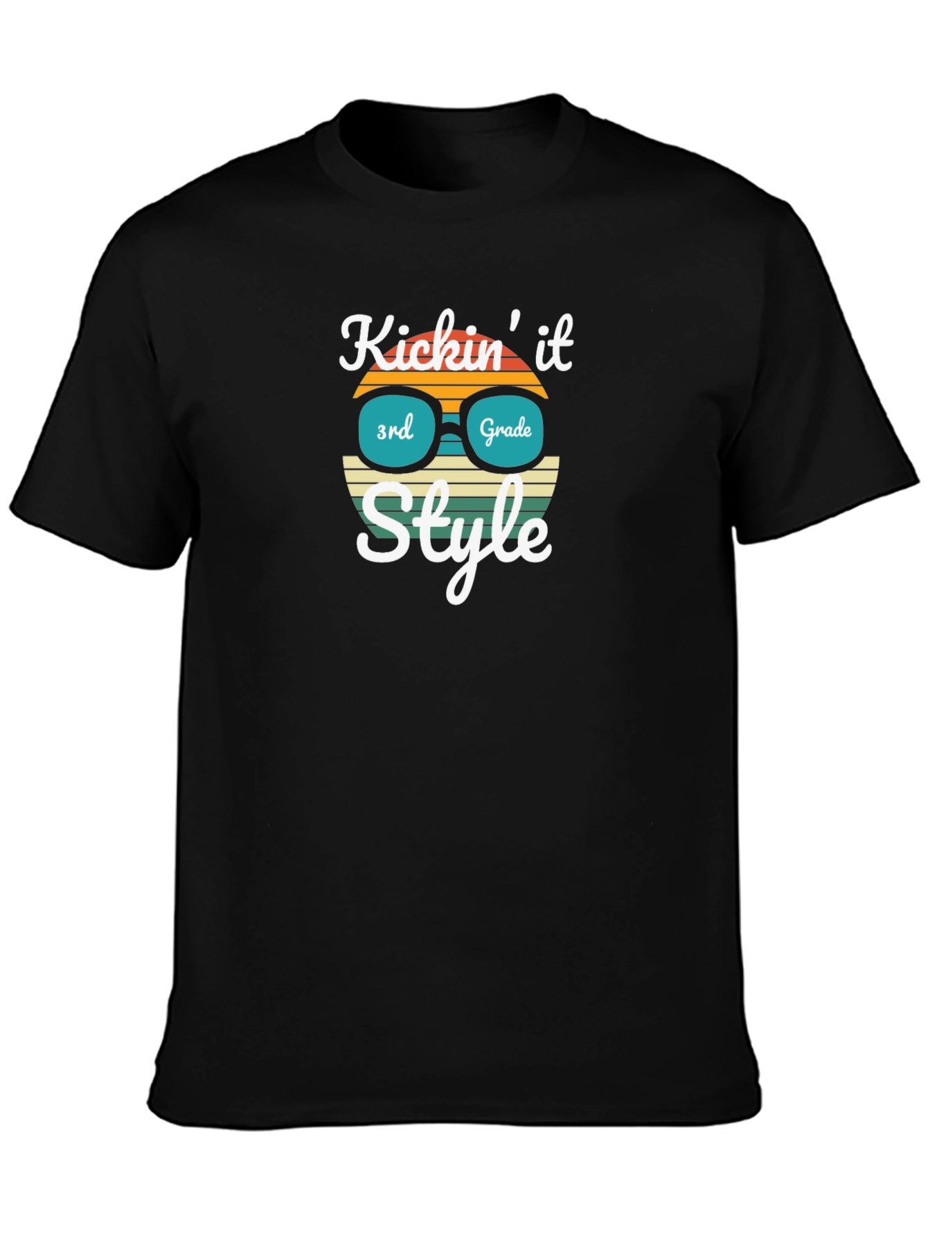 Kicking It 3rd Grade Style Graphic Tee