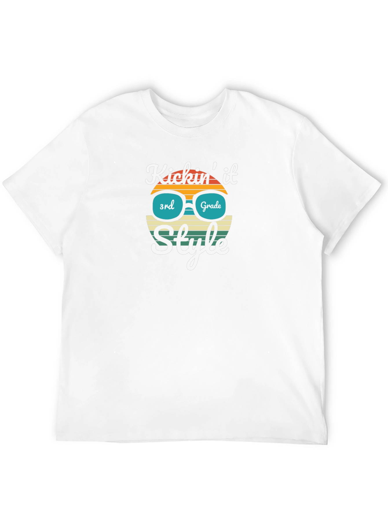 Kicking It 3rd Grade Style Graphic Tee