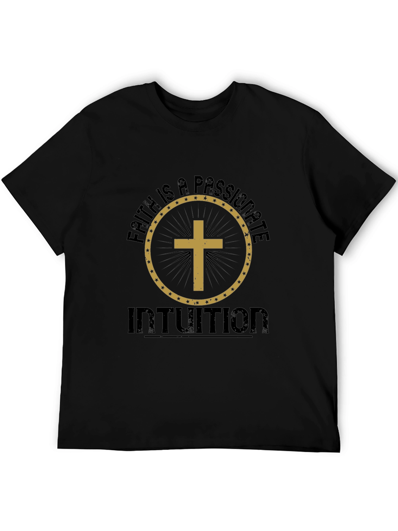 Faith Intuition Graphic Tee - Passionate Belief Shirt