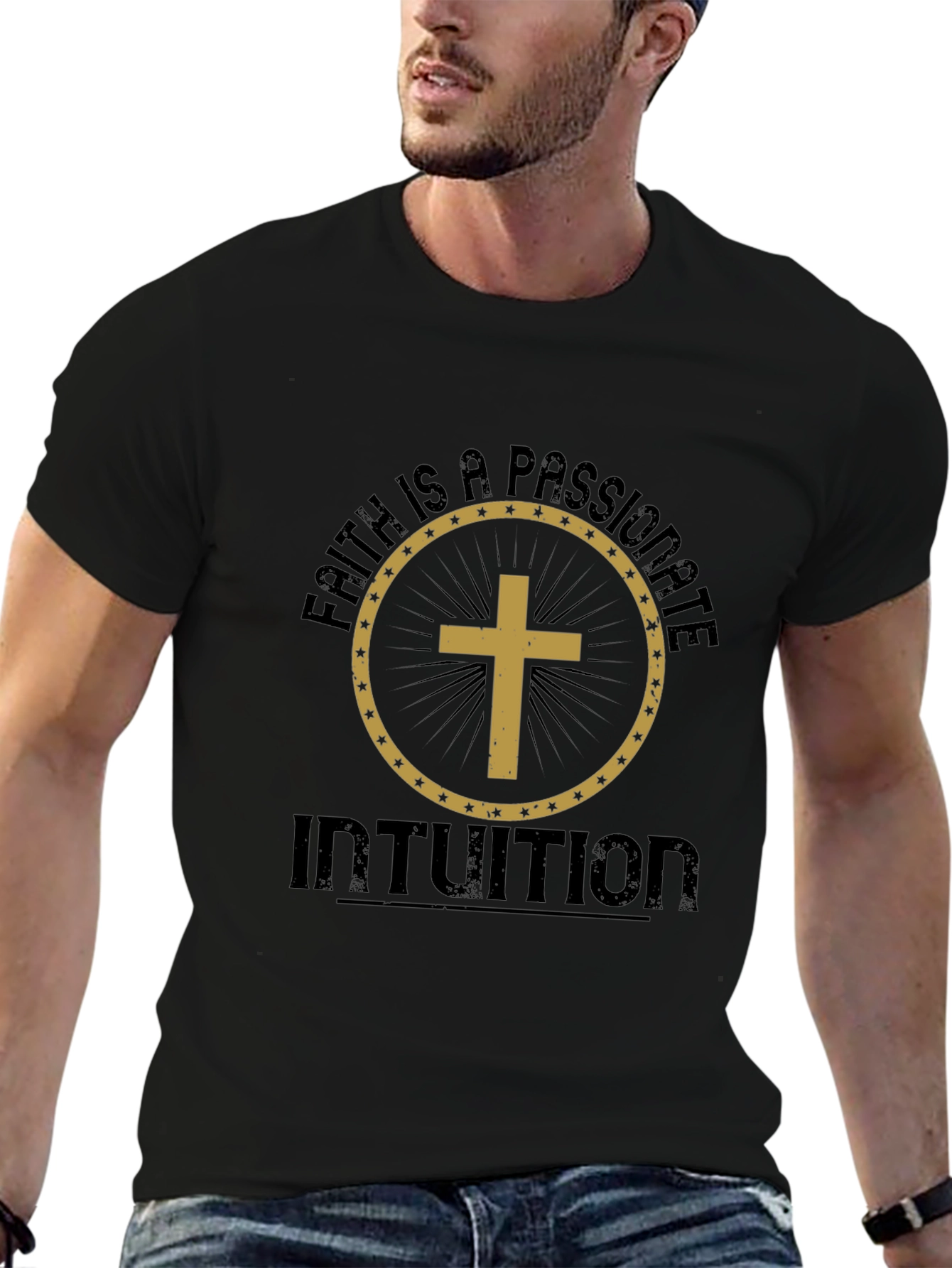 Faith Intuition Graphic Tee - Passionate Belief Shirt