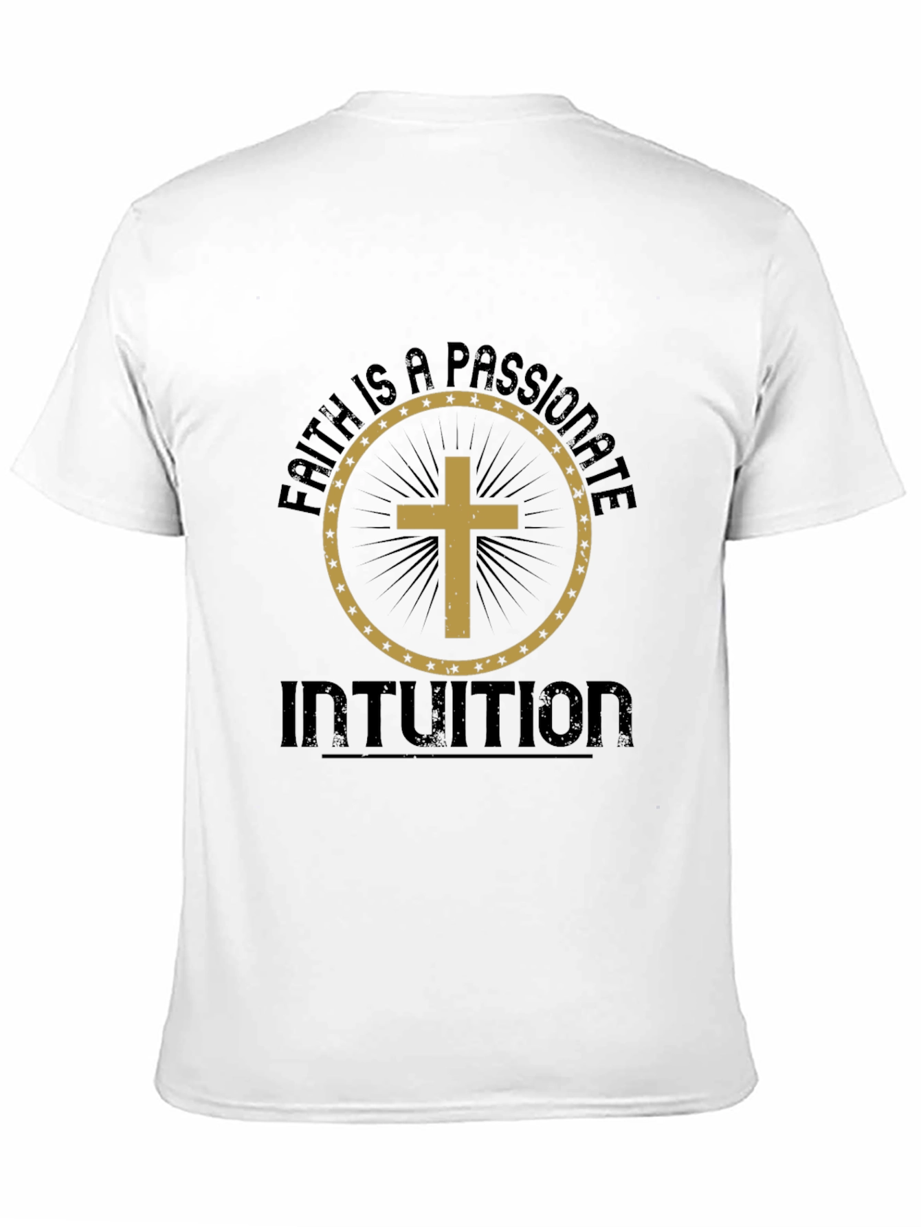Faith Intuition Graphic Tee - Passionate Belief Shirt