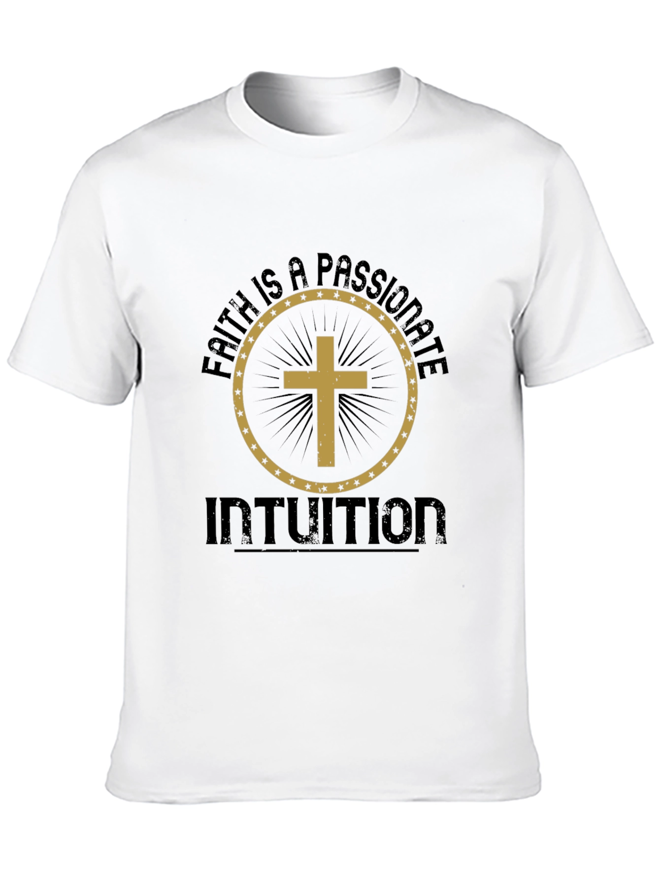 Faith Intuition Graphic Tee - Passionate Belief Shirt