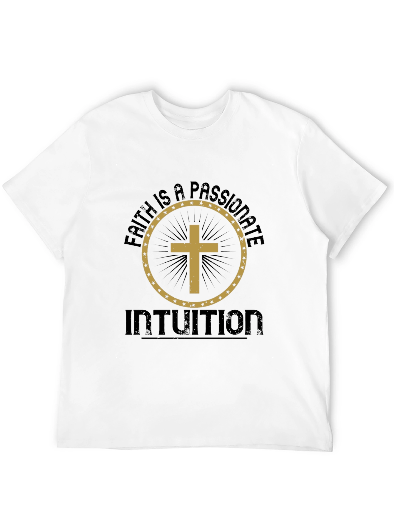 Faith Intuition Graphic Tee - Passionate Belief Shirt
