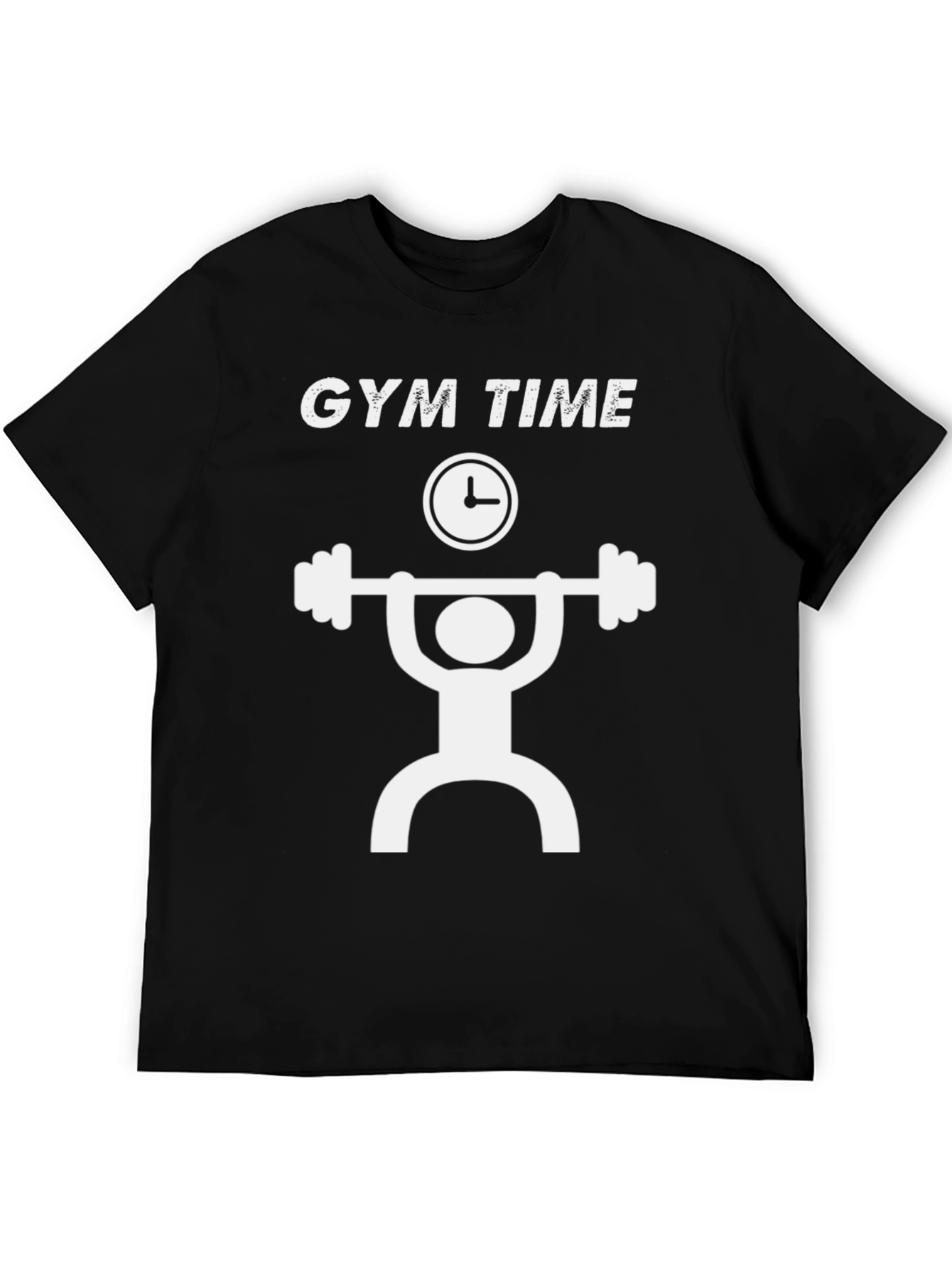 Gym Time Graphic Tee - Workout Motivation T-Shirt