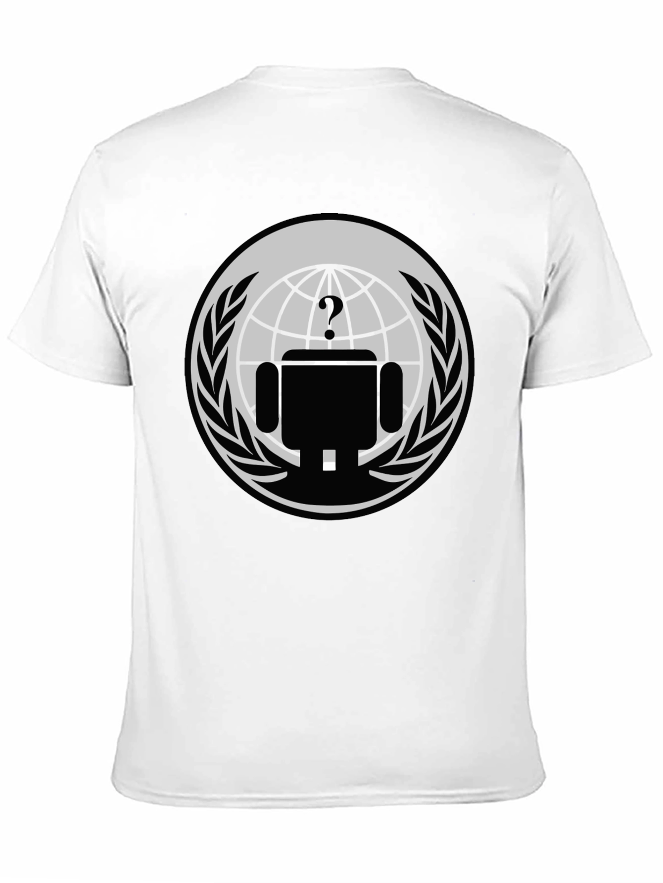 Mystery Android T-Shirt - Black Graphic Tee