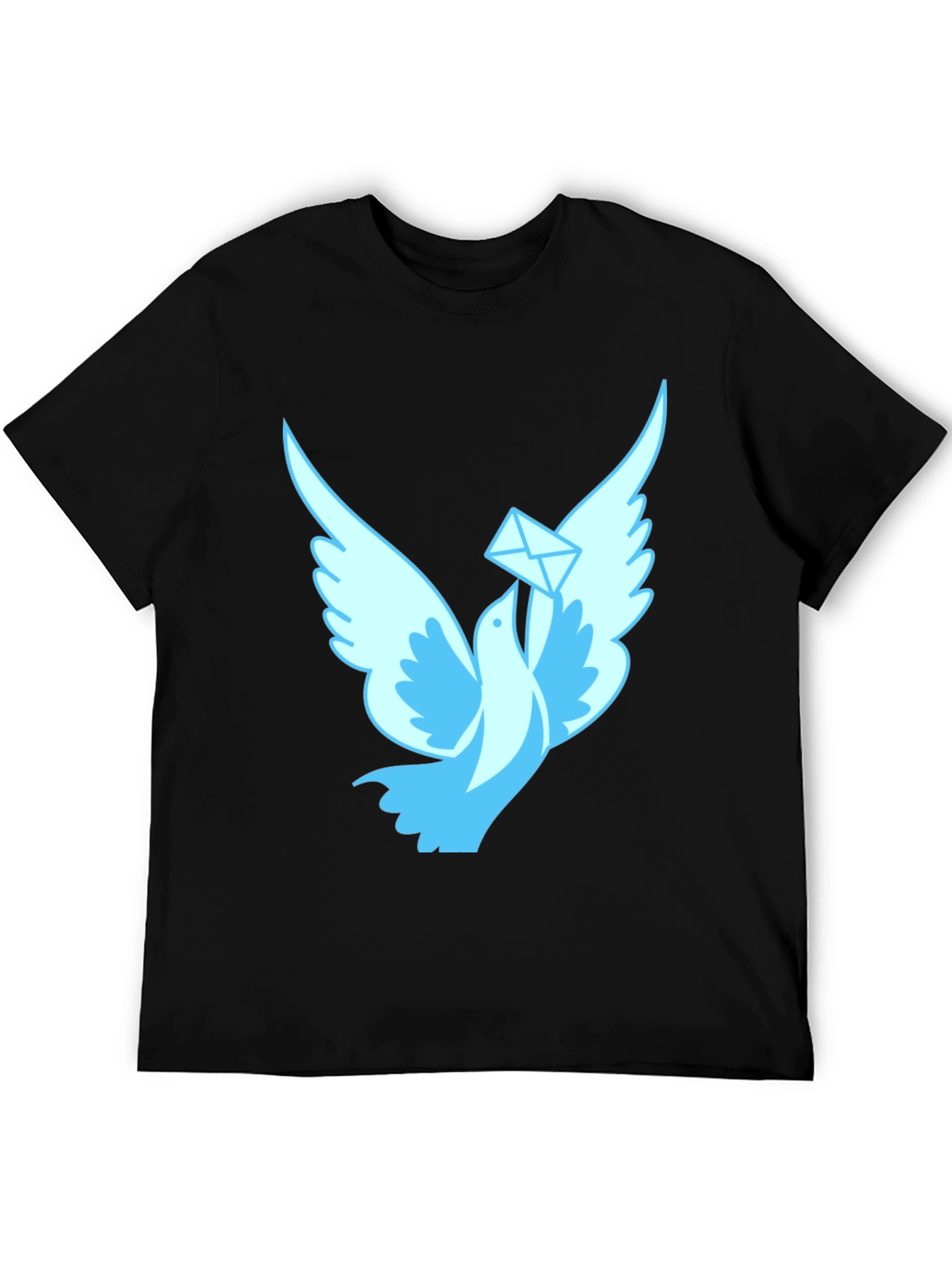 Dove Messenger Black T-Shirt