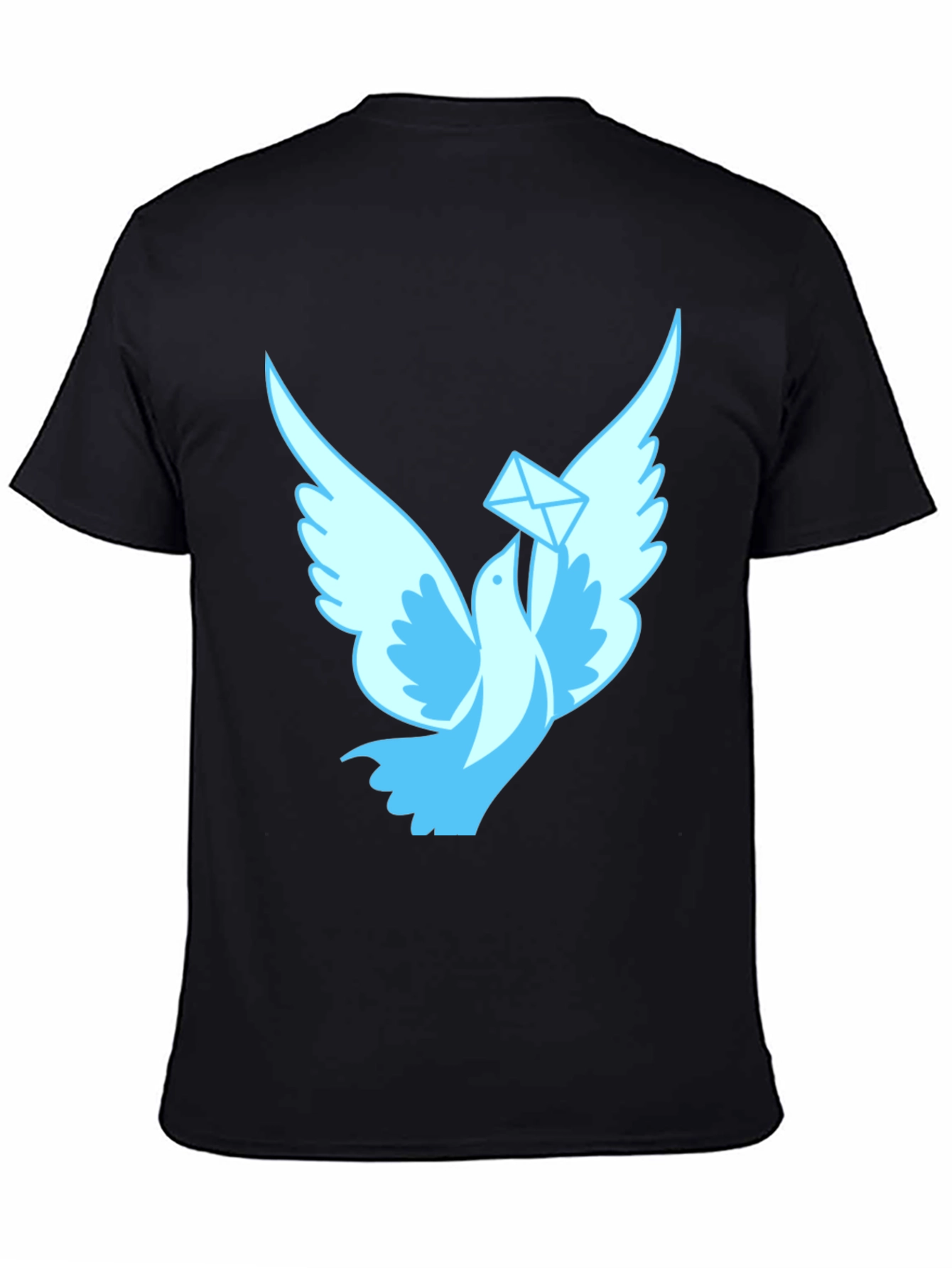 Dove Messenger Black T-Shirt