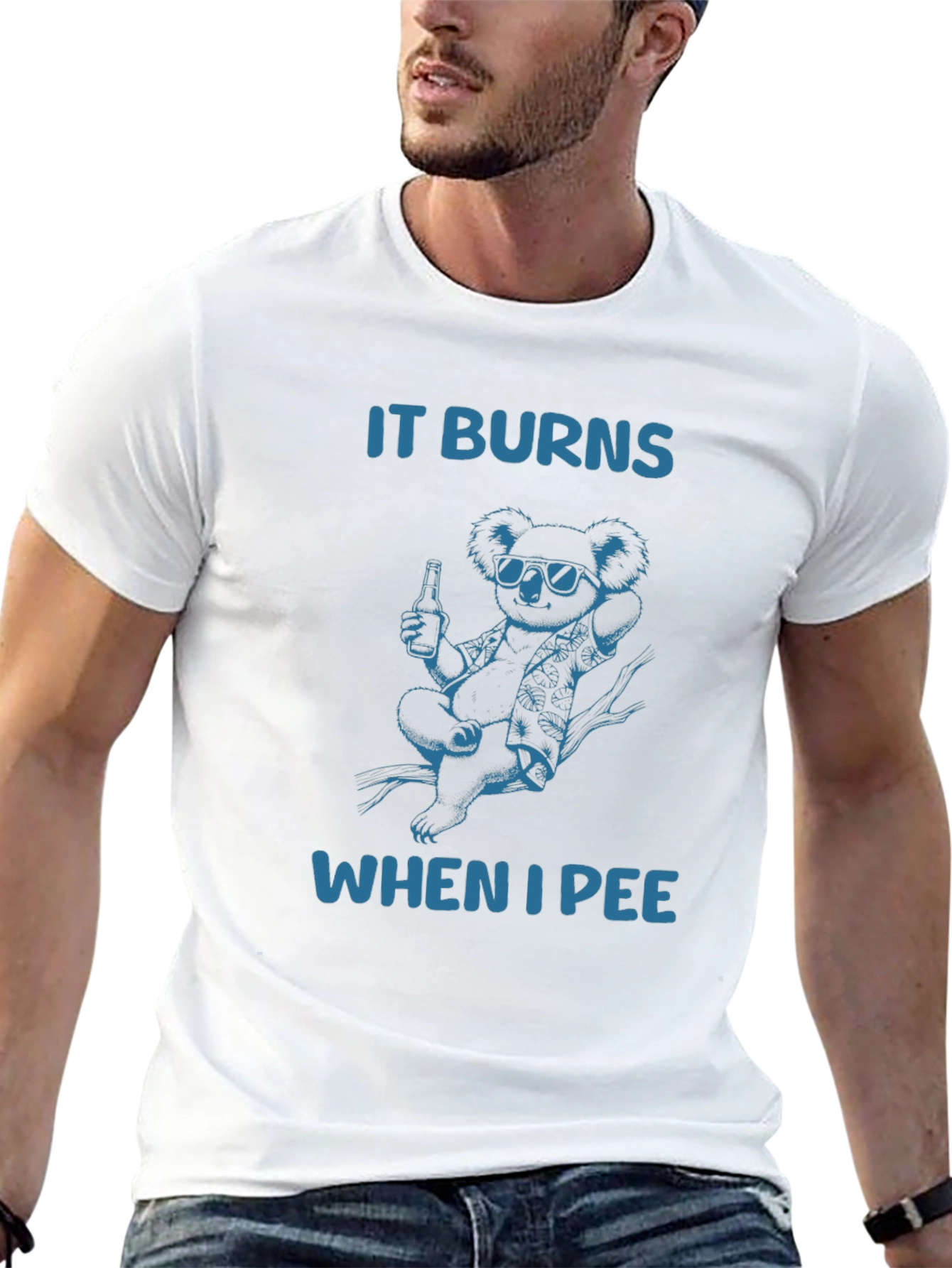 Humorous Koala Graphic Tee