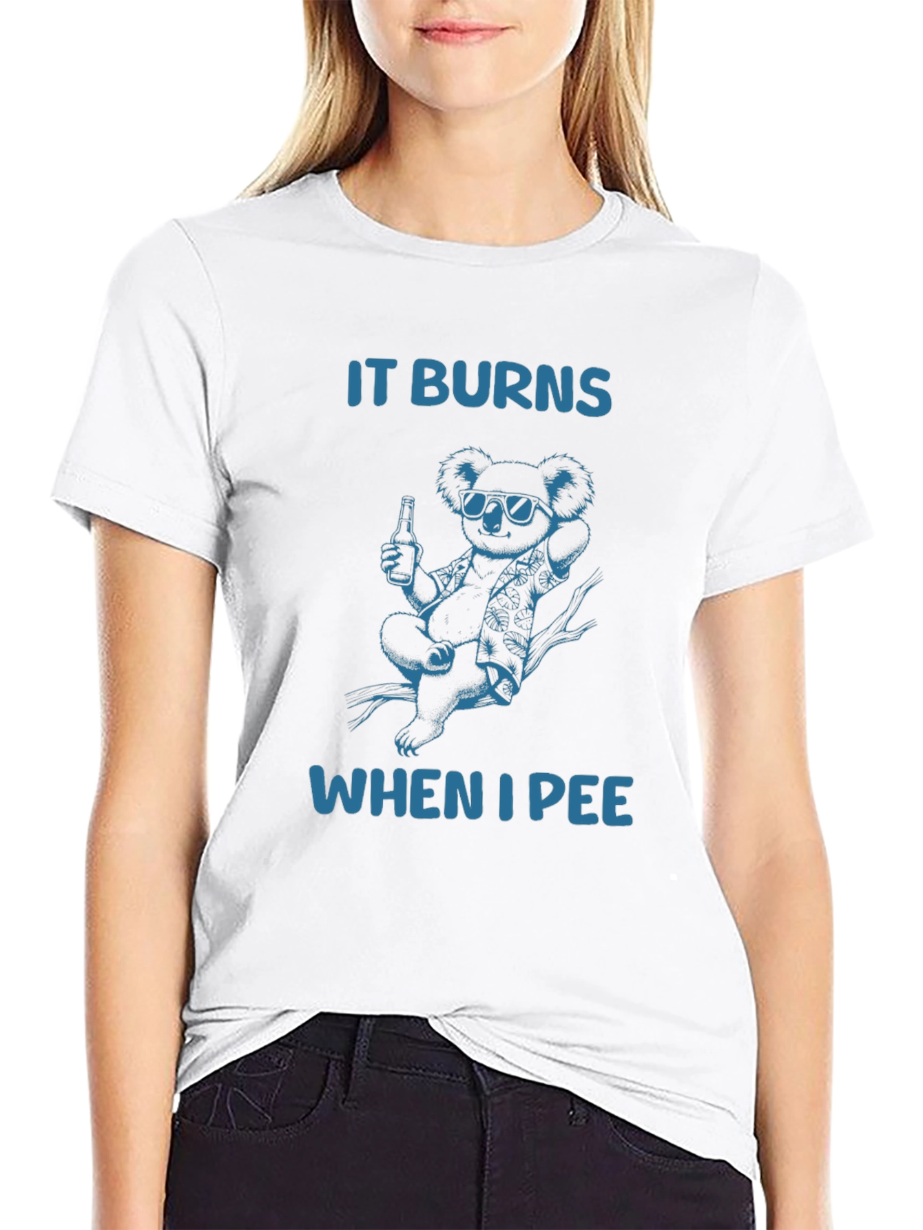 Humorous Koala Graphic Tee
