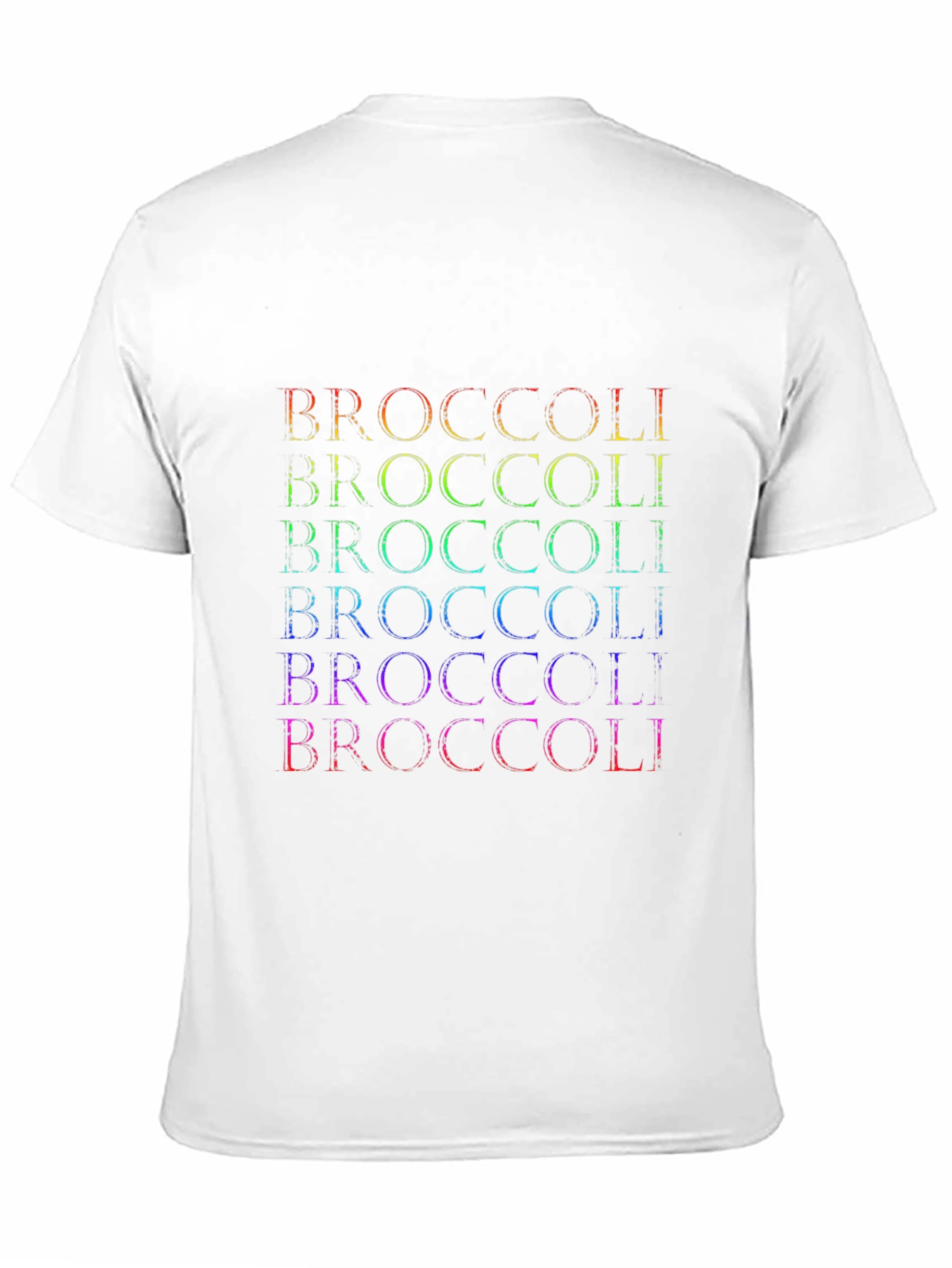 Rainbow Broccoli Graphic T-Shirt
